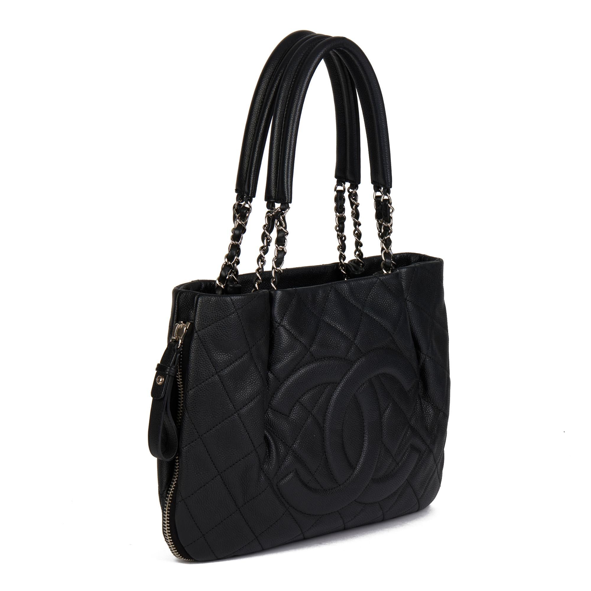 CHANEL
Black Quilted Caviar Leather Zip Around Timeless Shoulder Tote

Xupes Reference: HB4511
Serial Number: 14475836
Age (Circa): 2011
Accompanied By: Chanel Dust Bag, Authenticity Card, Care Booklet
Authenticity Details: Authenticity Card, Serial