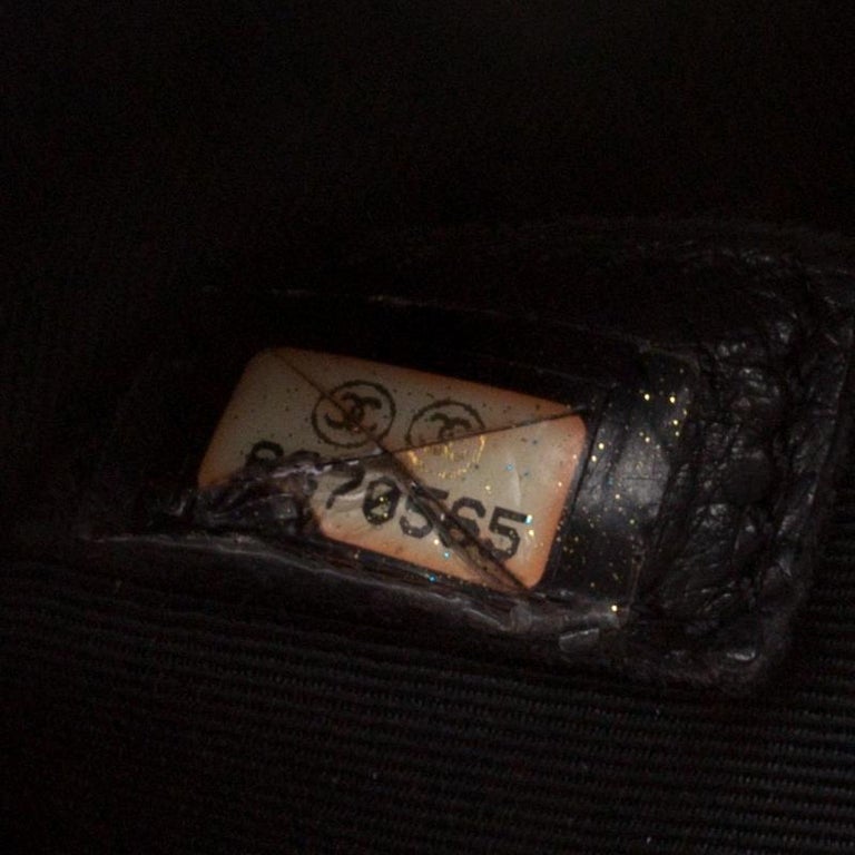 Chanel Black Caviar Medallion Matelasse Quilted Logo Tote Bag main image 0