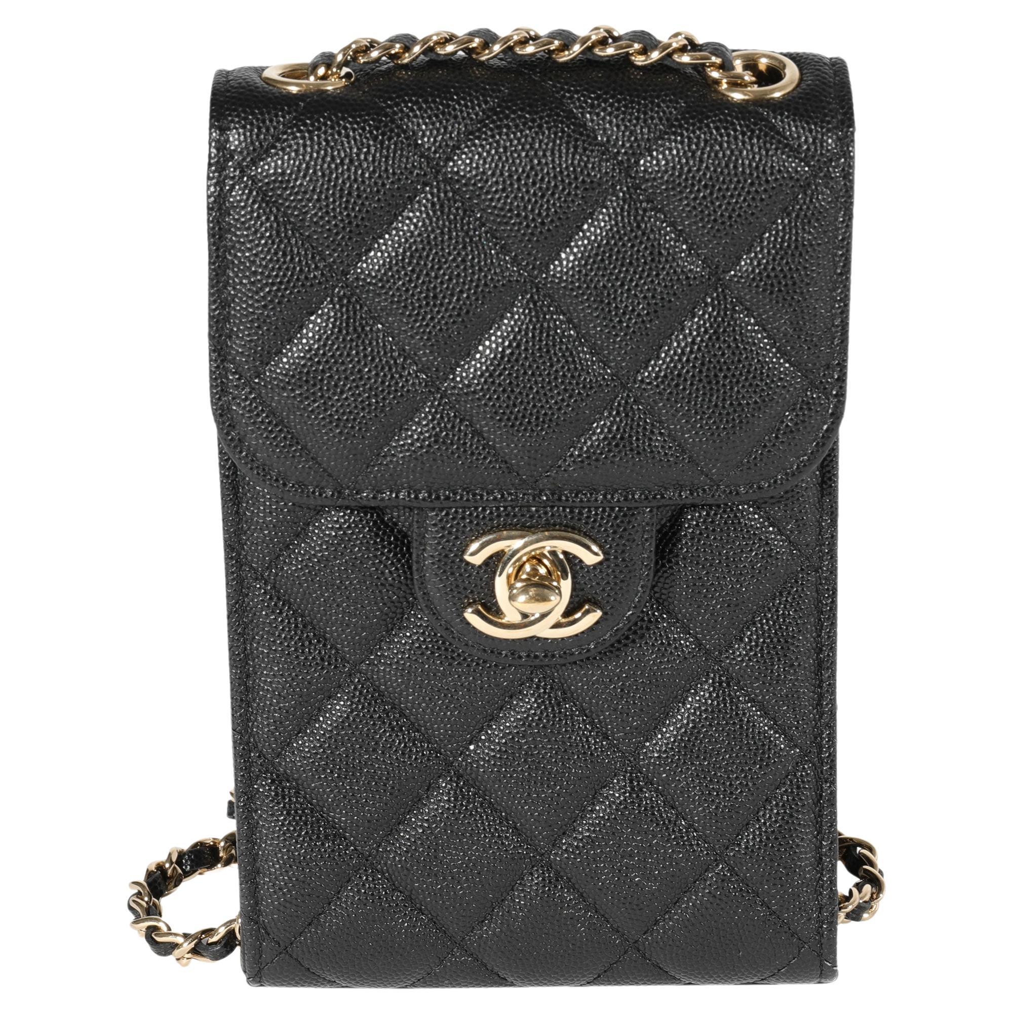 Chanel Lucky Charms Reissue Chain Phone Holder Crossbody Bag Quilted