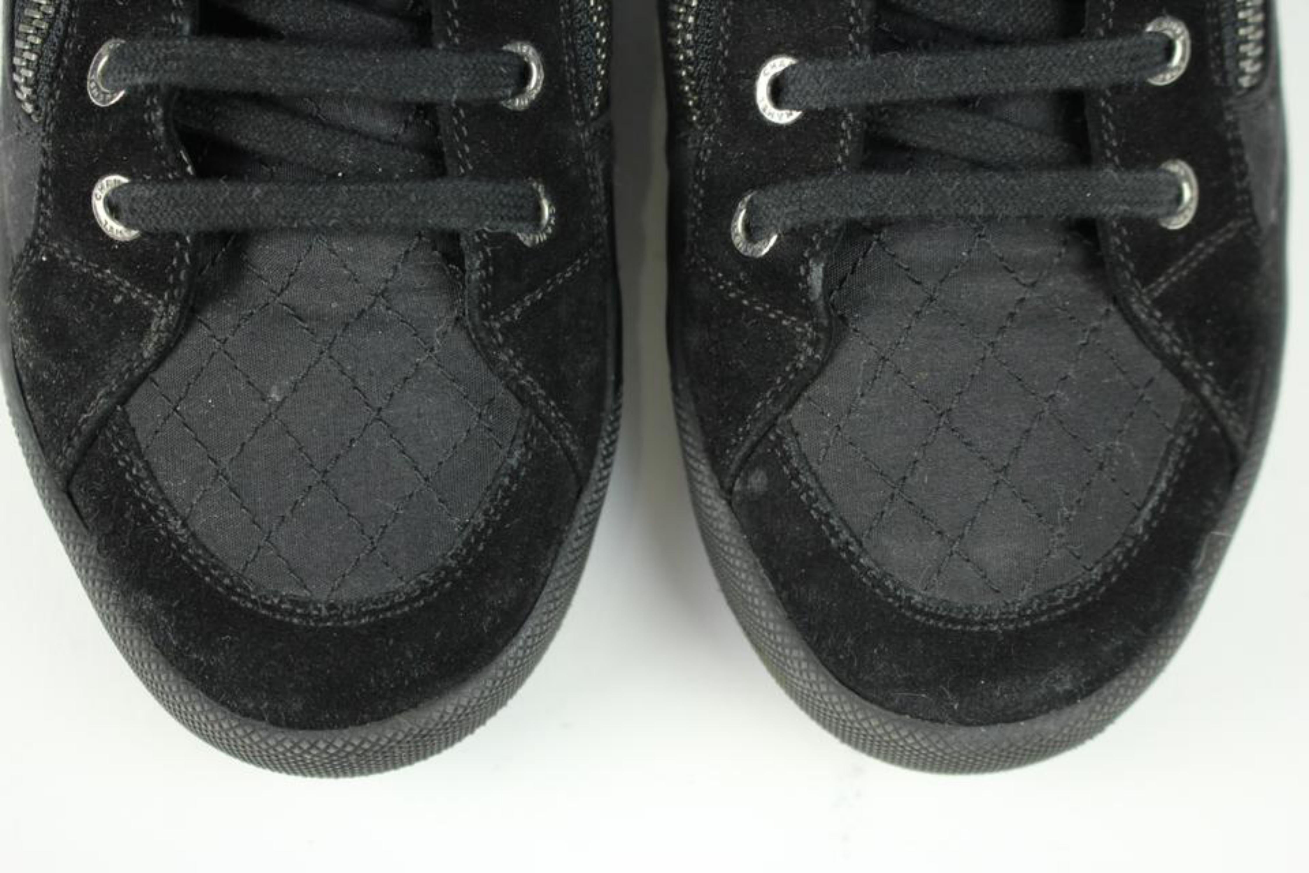 Chanel Black Quilted Cc High Top Sneakers 32cca3917 Sneakers For Sale 3