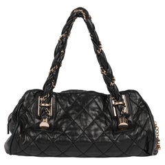 Chanel Limited Edition Lambskin Lady Braid Bowler Purse