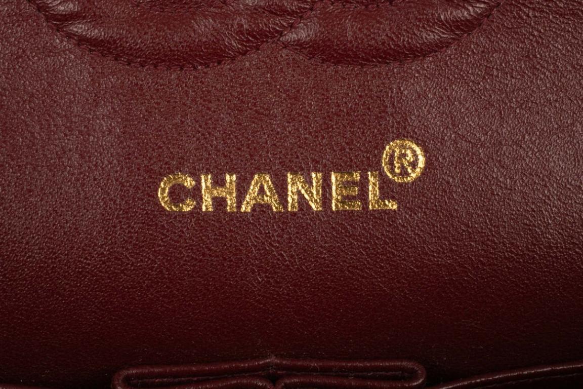 Chanel Black Quilted Lamb Leather Classic Bag, 1998 7
