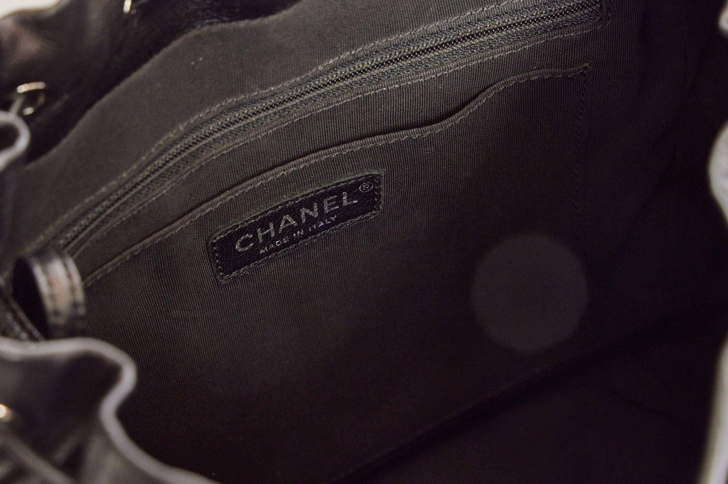 Chanel Black Quilted Lambskin Backpack 1