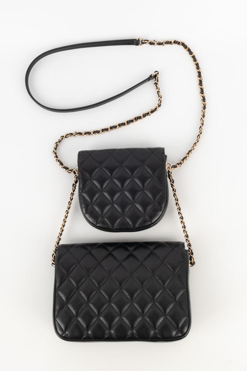 Chanel Black Quilted Lambskin Bag Side Pack, 2019 1