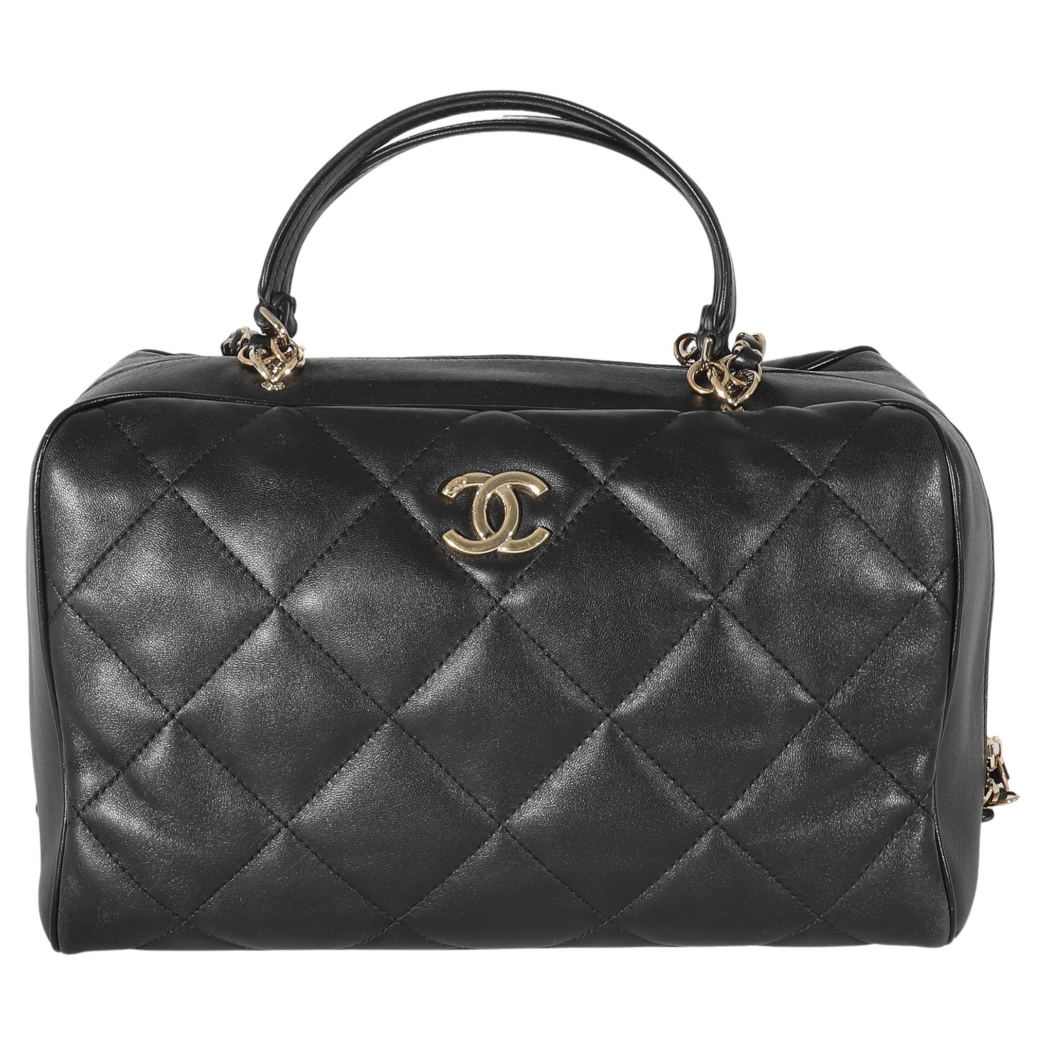 Chanel Casual Riviera Bowling Bag For Sale at 1stDibs