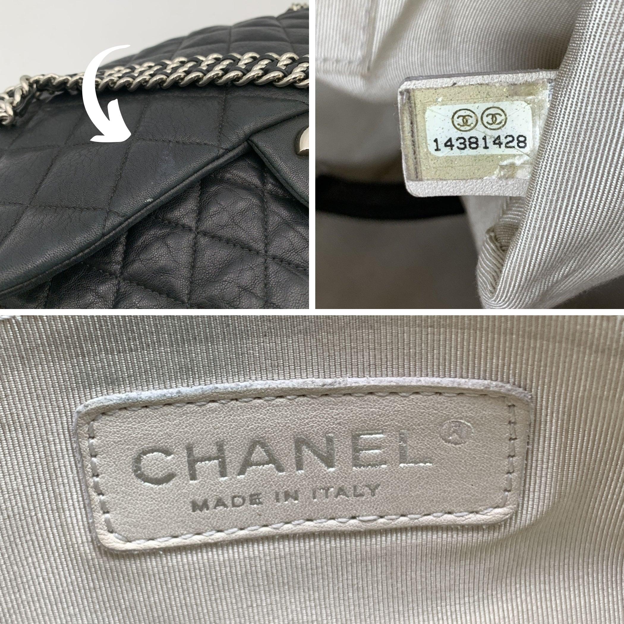 Chanel Black Quilted Lambskin Chain Around Maxi Shoulder Bag 2
