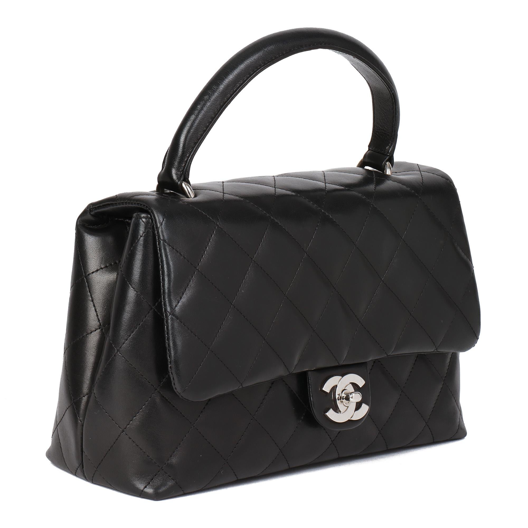 CHANEL
Black Quilted Lambskin Classic Kelly

Xupes Reference: HB4544
Serial Number: 11207116
Age (Circa): 2006
Accompanied By: Chanel Dust Bag, Authenticity Card, Care Booklet
Authenticity Details: Authenticity Card, Serial Sticker (Made in