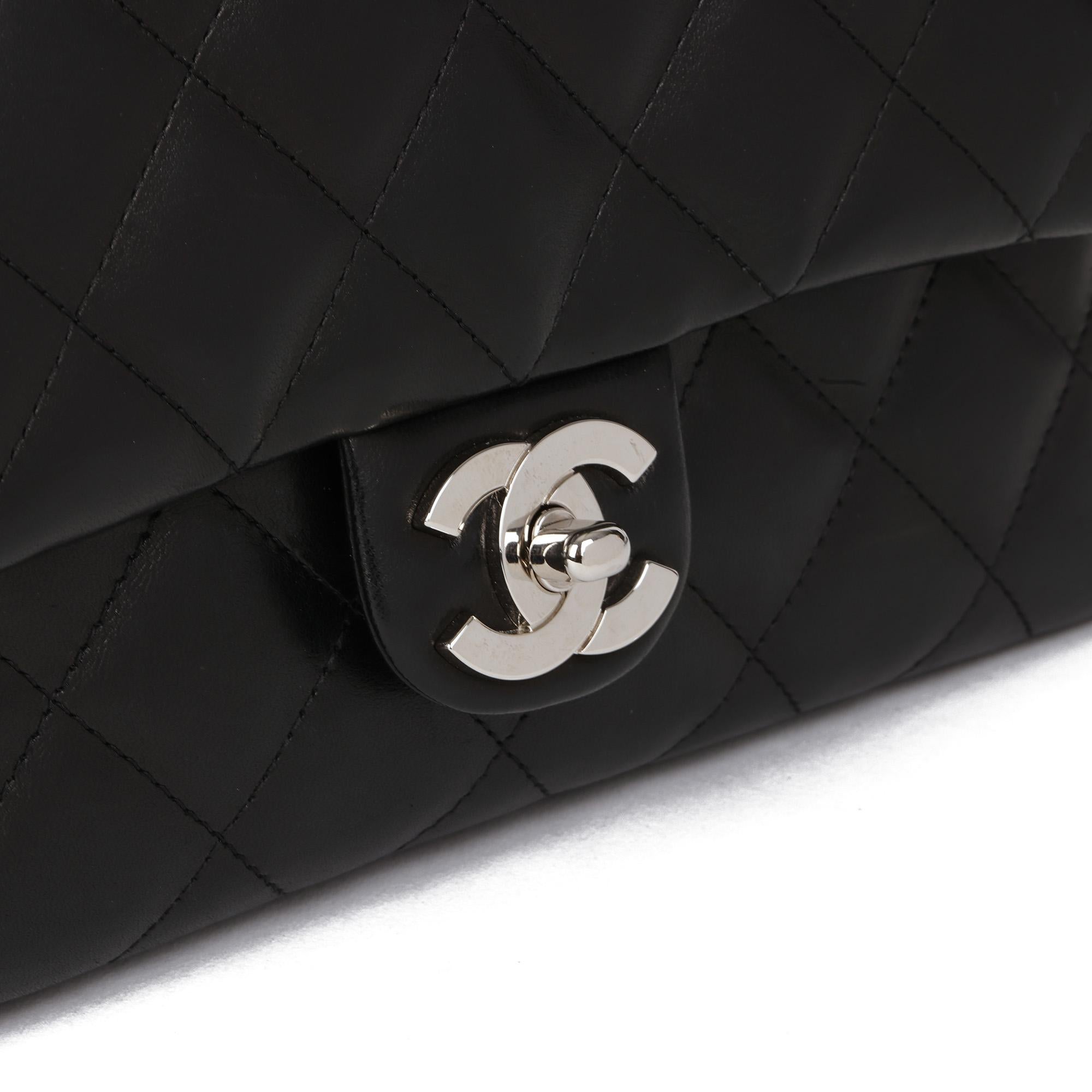 CHANEL Black Quilted Lambskin Classic Kelly 3