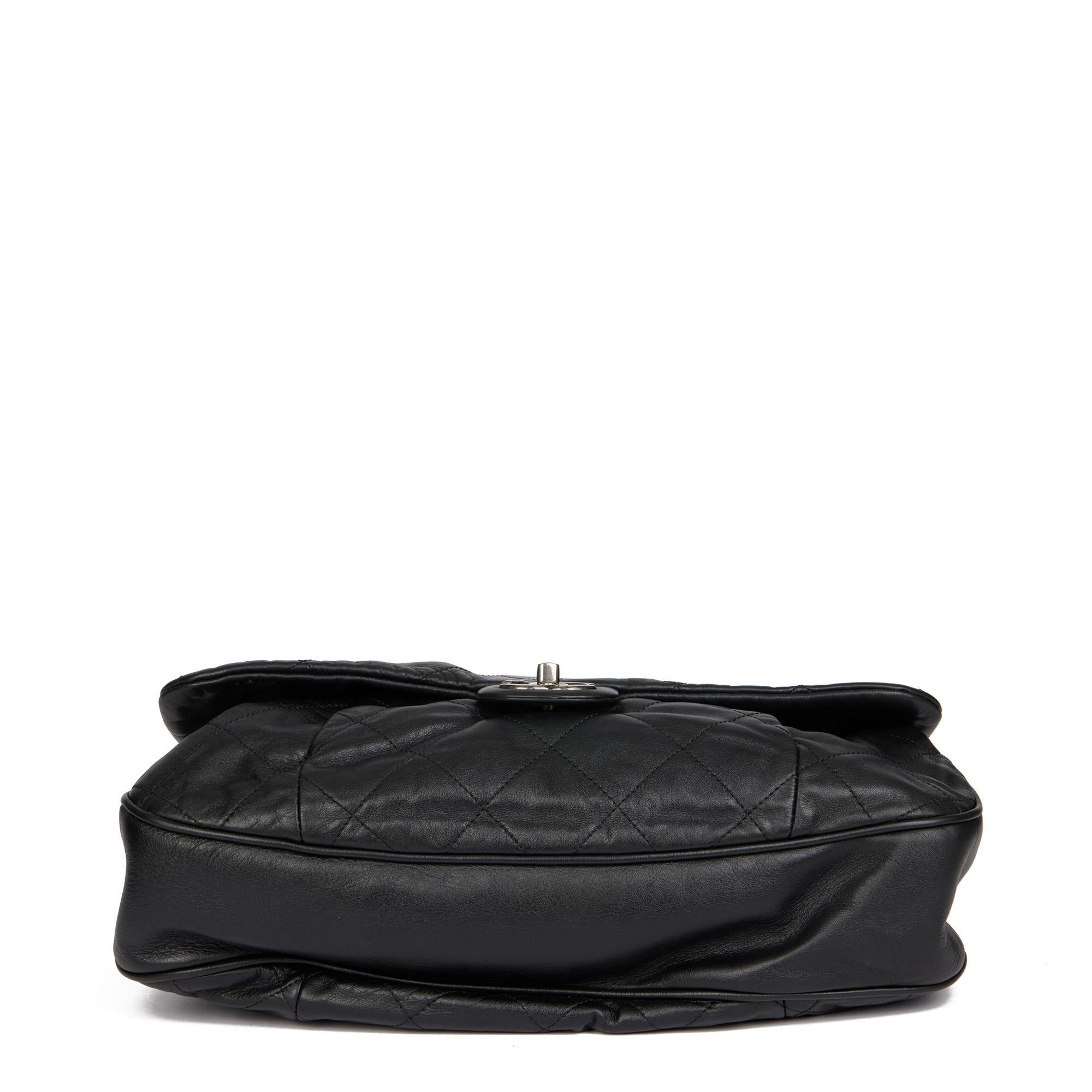 CHANEL Black Quilted Lambskin Coco Pleats Flap Bag at 1stDibs | chanel ...