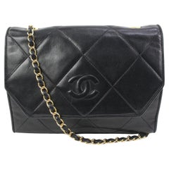 Chanel Black Quilted Lambskin Flap Bag 32ck311s