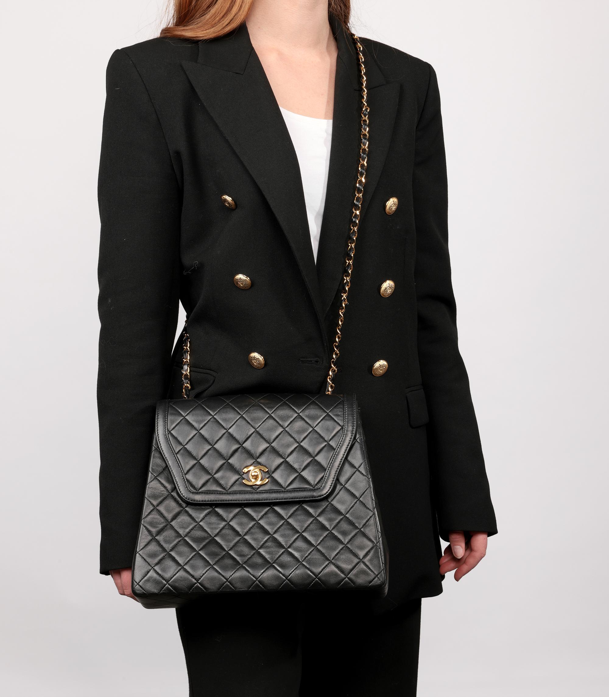Chanel Black Quilted Lambskin Jumbo Classic Single Flap Bag

Product Details
Xupes Ref: HB5716
Brand: Chanel
Model: Jumbo Classic Single Flap Bag
Type: Shoulder, Crossbody
Serial Number: 1650789
Age: 1990
Accompanied By: Chanel Dust Bag,