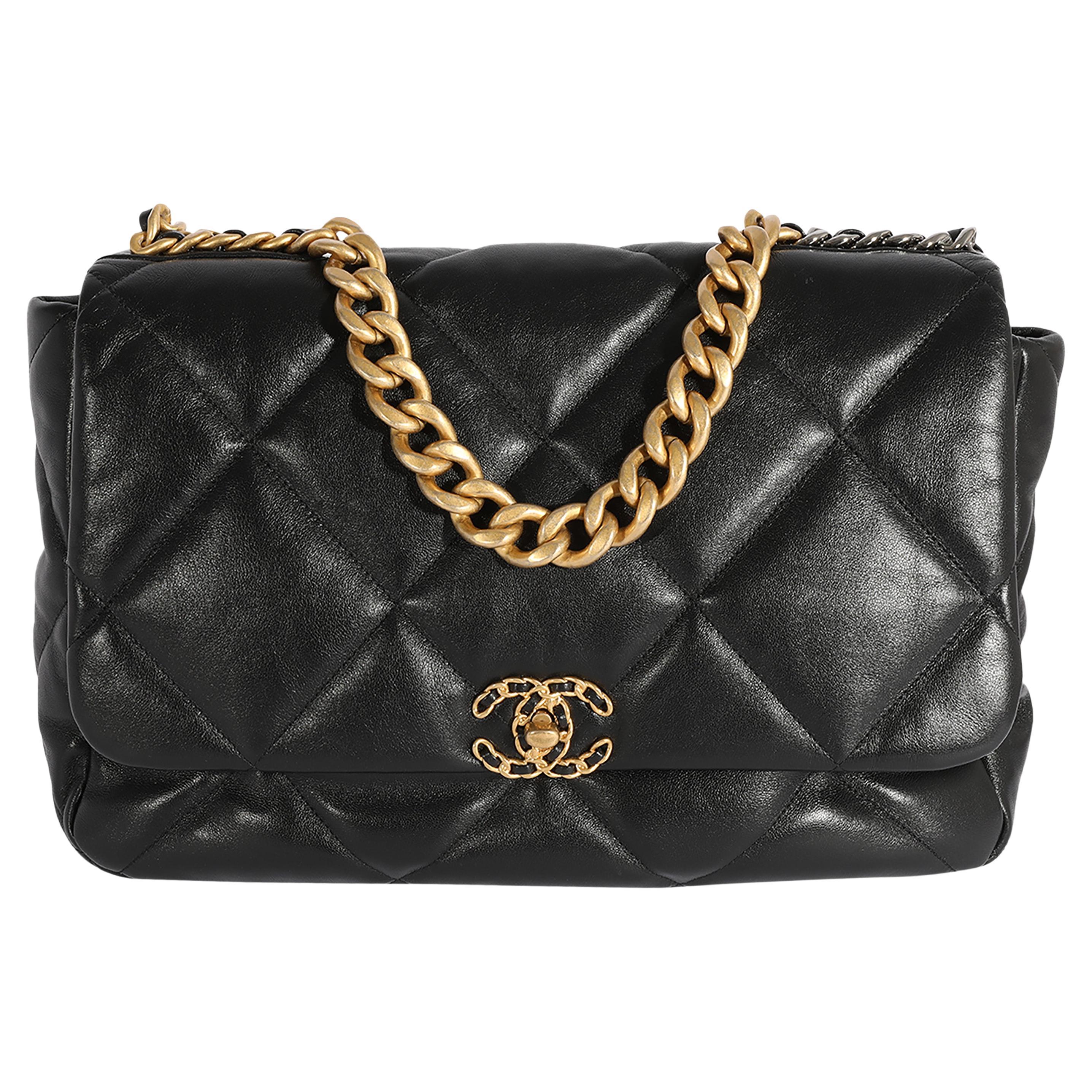 CHANEL Lambskin Quilted Wallet On Chain WOC Beige Fonce, FASHIONPHILE