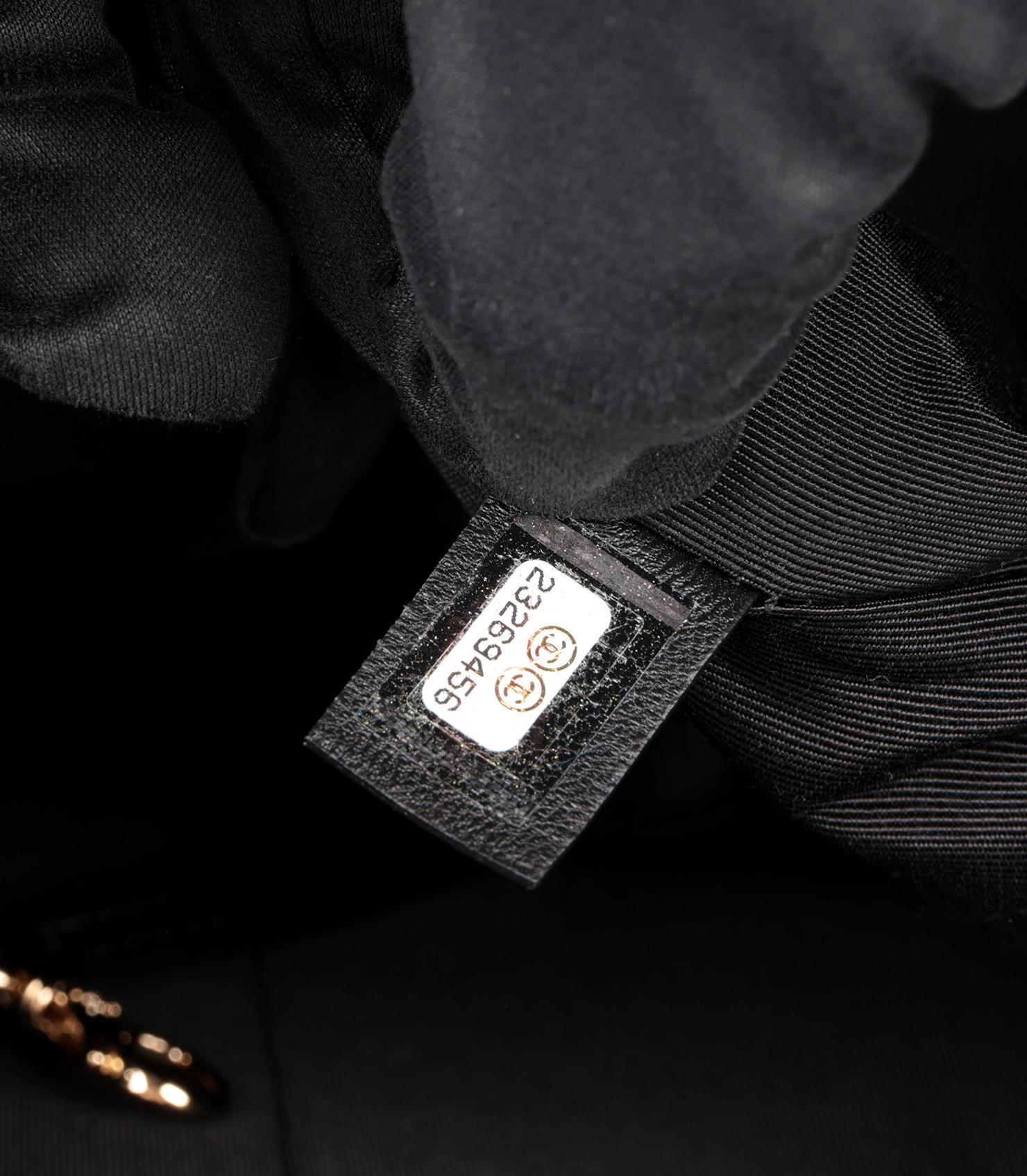 Chanel Black Quilted Lambskin Large Classic Bucket Bag 4