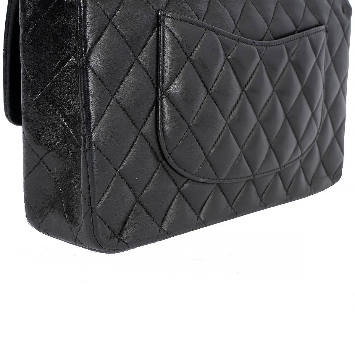 CHANEL black quilted lambskin leather CLASSIC MEDIUM TIMELESS Shoulder Bag 6