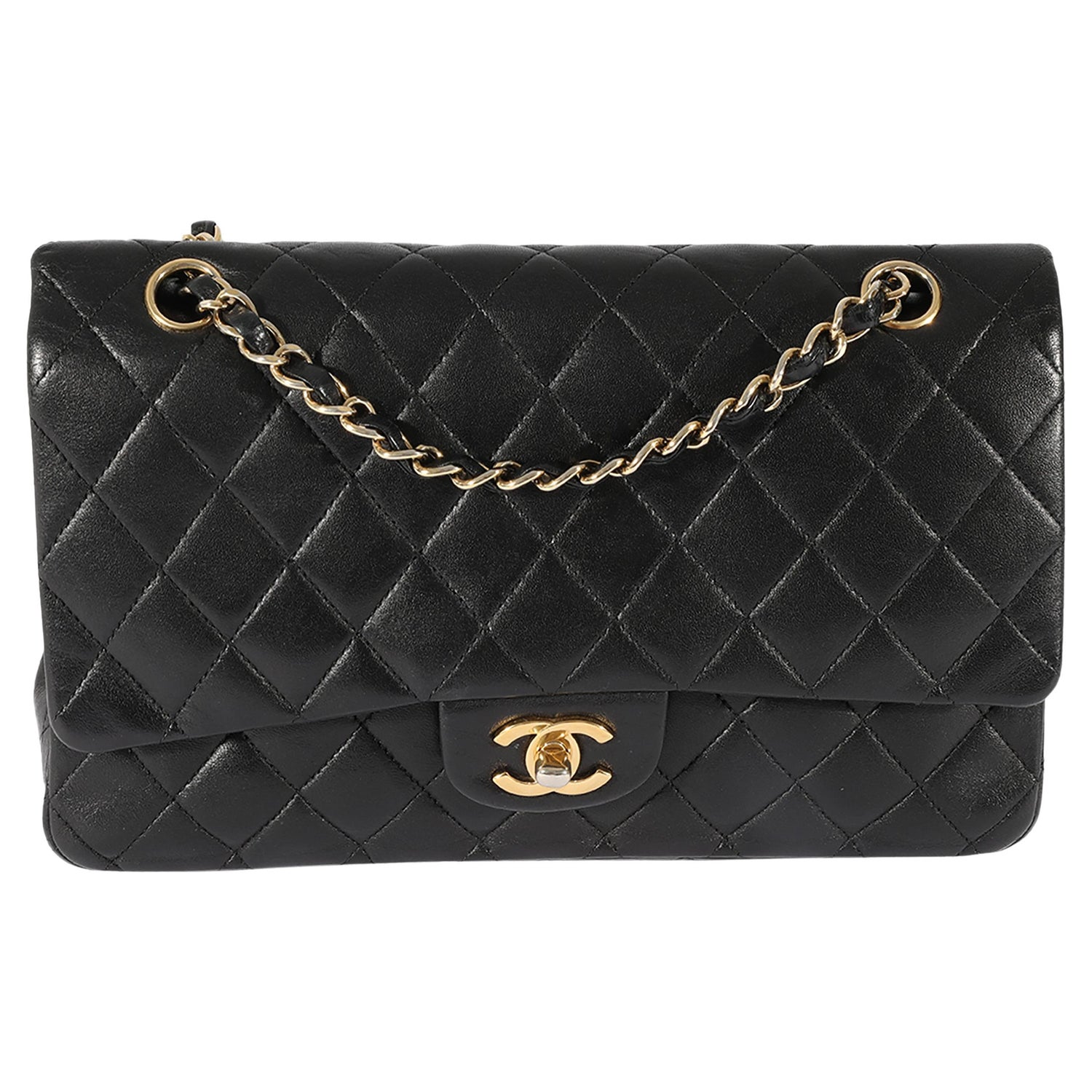 Chanel Valentine Hearts Flap Bag Quilted Lambskin East West