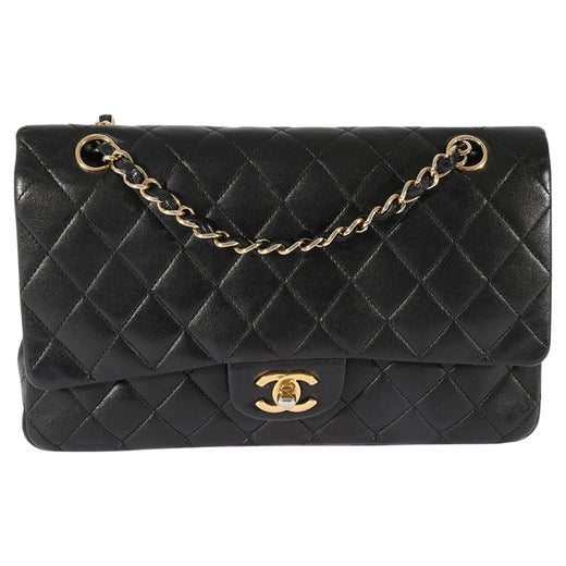 Chanel White Quilted Caviar Leather Poker Card Wallet on Chain GHW WOC  1CK0228