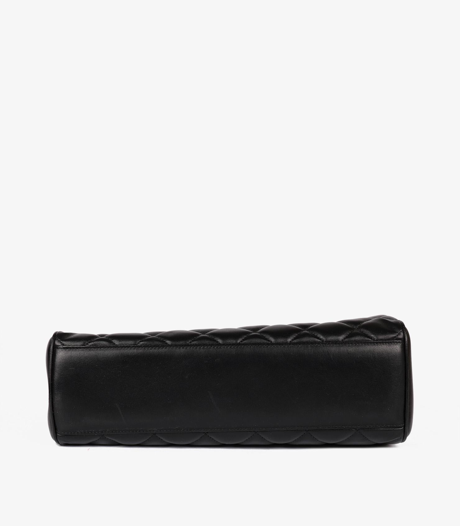 Chanel Black Quilted Lambskin Misia Camera Case Flap Bag 3