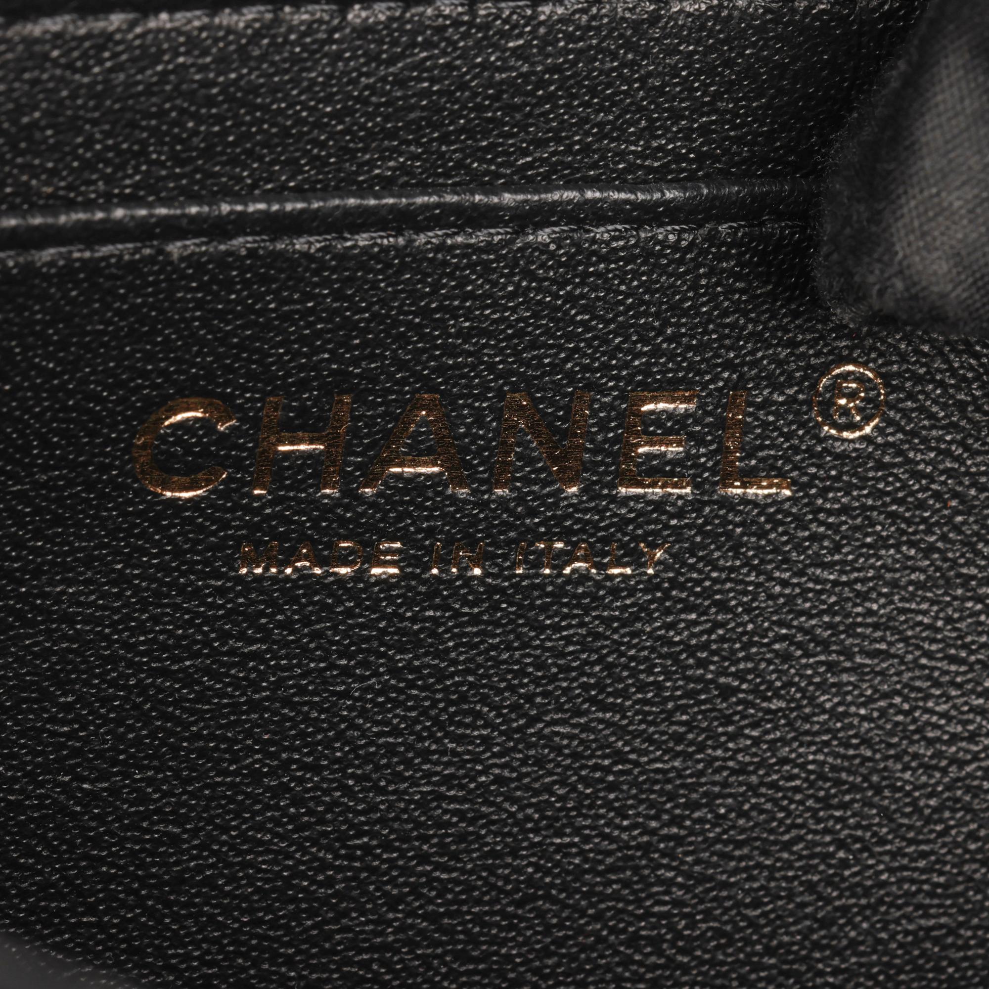 Chanel Black Quilted Lambskin Rectangular Mini Flap Bag 7