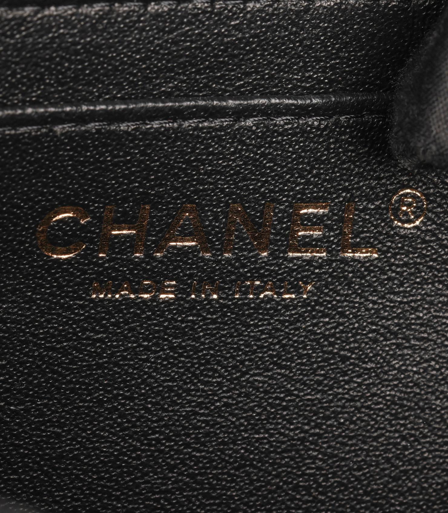 Chanel Black Quilted Lambskin Rectangular Mini Flap Bag 9