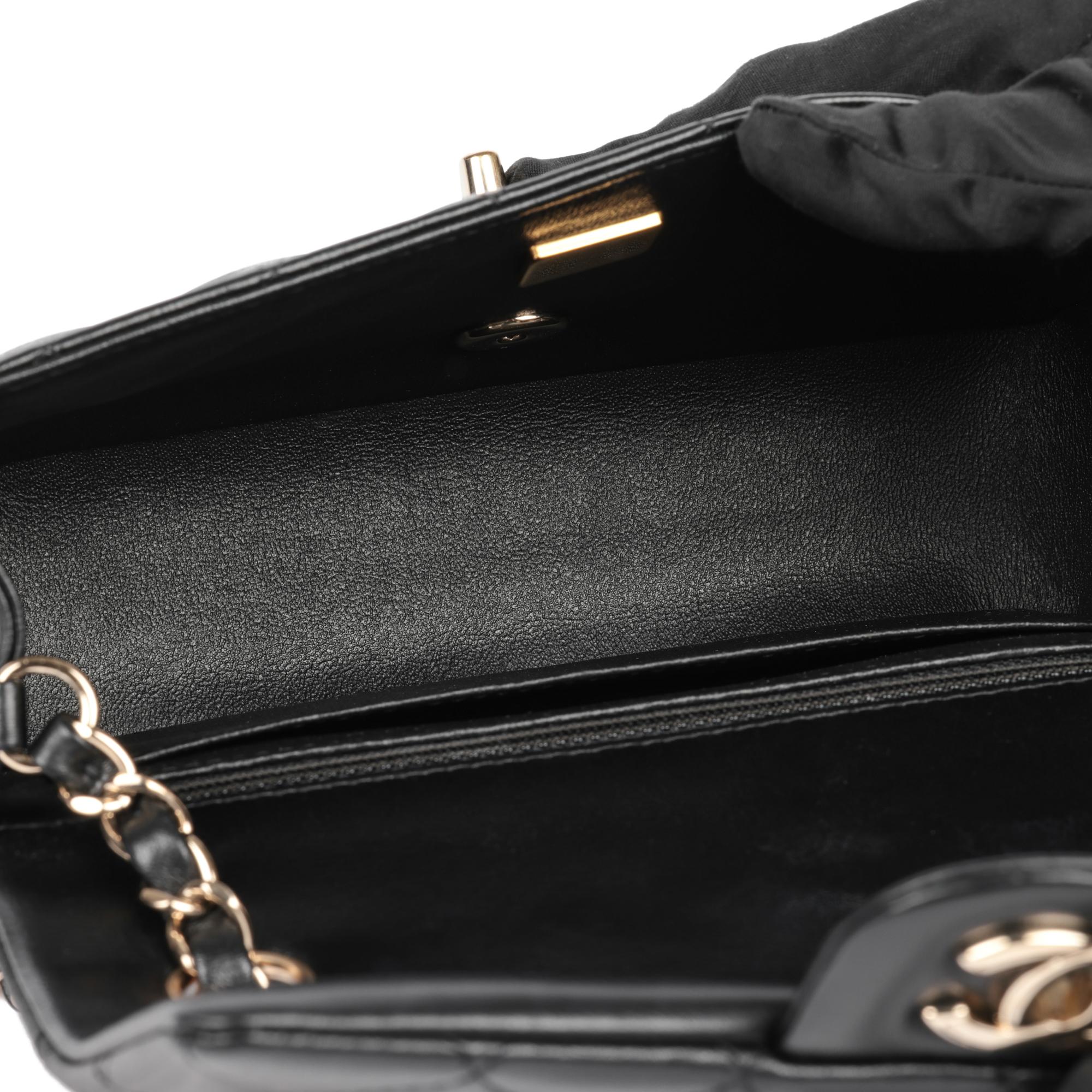 Chanel Black Quilted Lambskin Rectangular Mini Flap Bag 5