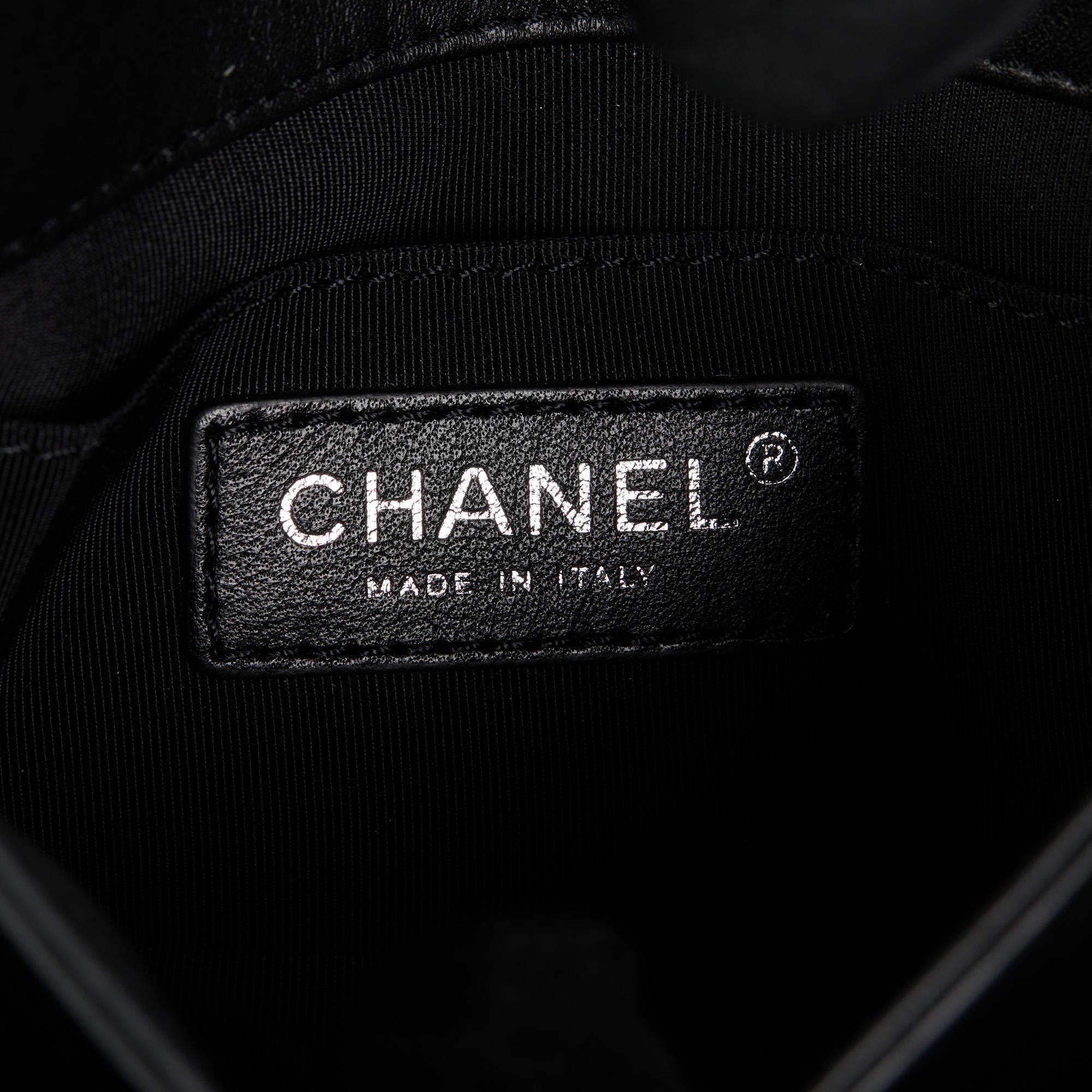 CHANEL Black Quilted Lambskin Reverso Mini Tramezzo Flap Bag 5