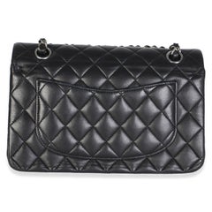 Chanel Black Quilted Lambskin Small Classic Double Flap Bag