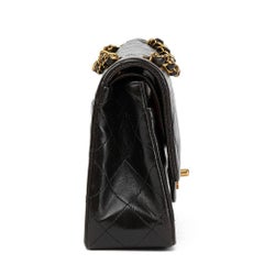 1995 Chanel Black Quilted Lambskin Small Classic Double Flap Bag