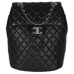 Chanel Black Quilted Lambskin Small Urban Spirit Backpack
