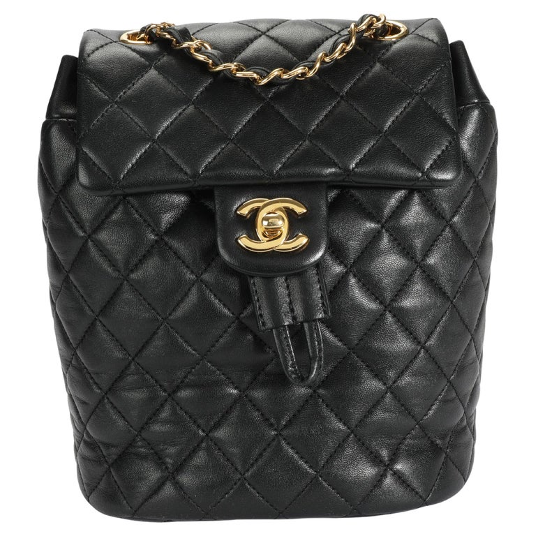 Chanel Black Quilted Lambskin Small Urban Spirit Backpack at 1stDibs  chanel  small urban spirit backpack, chanel urban spirit backpack small, spirit  small backpack
