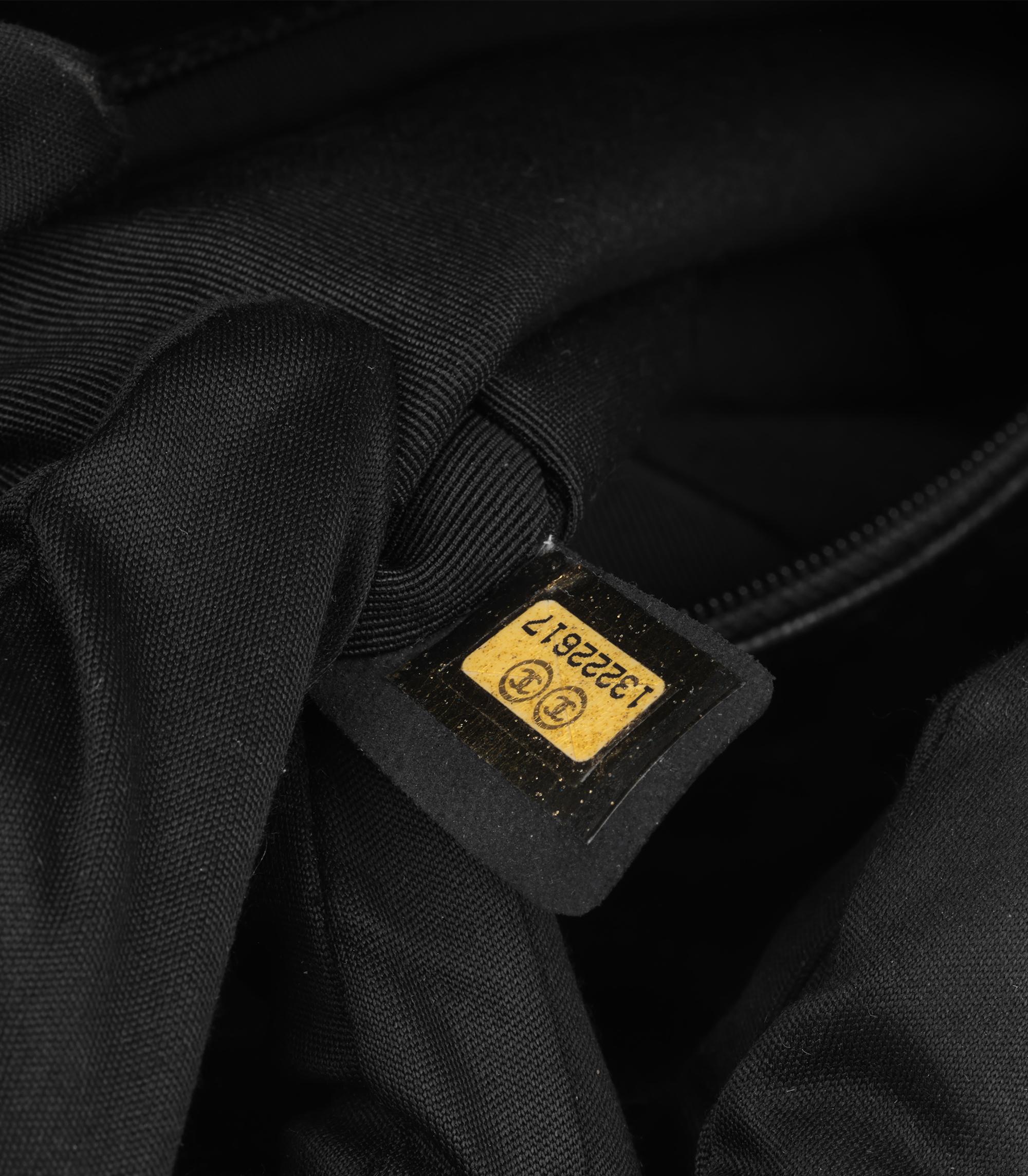Chanel Black Quilted Lambskin Timeless Clutch For Sale 6