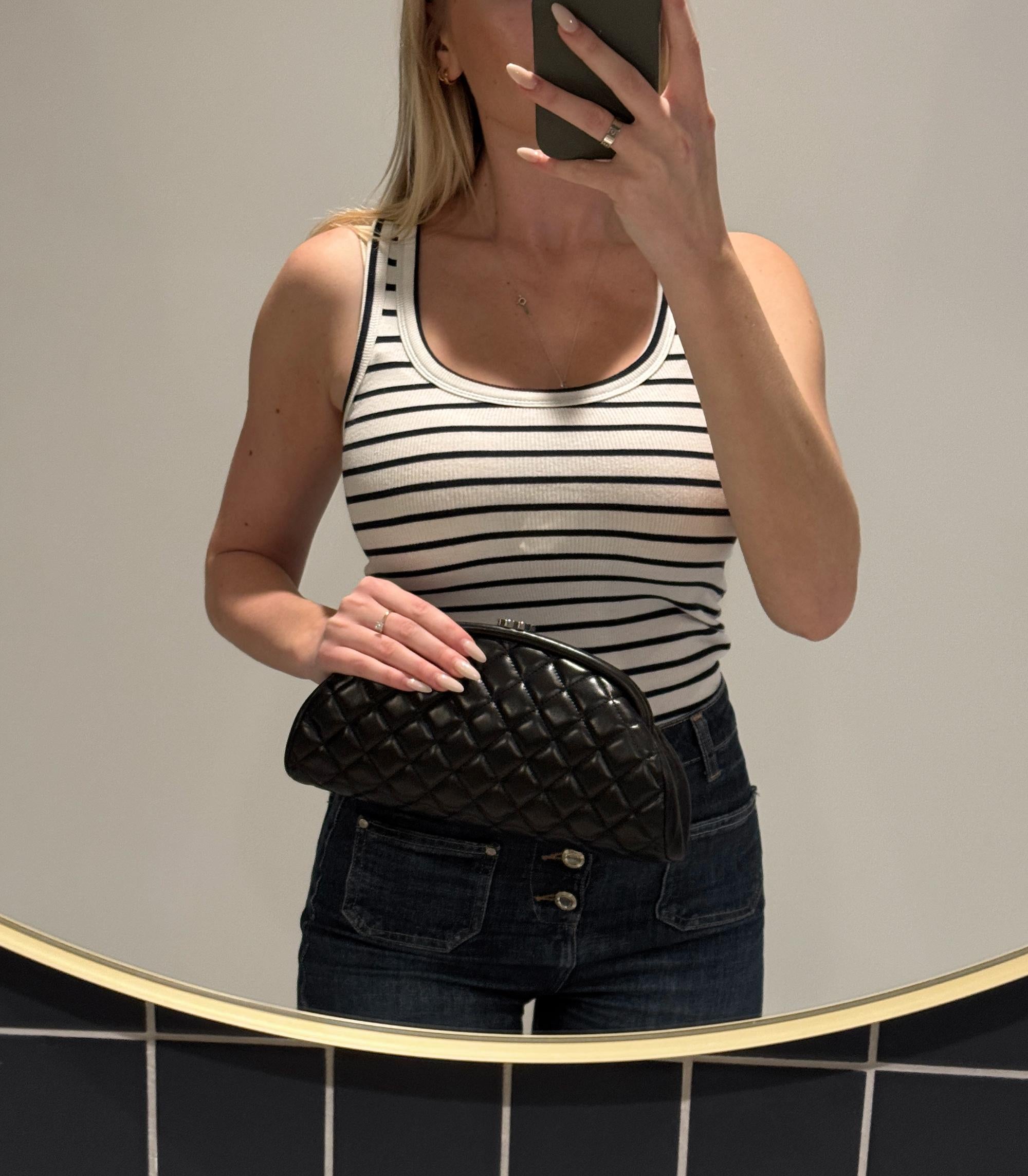 Chanel Black Quilted Lambskin Timeless Clutch

Product Details
Xupes Ref: HB5877
Brand: Chanel
Model: Timeless Clutch
Type: Clutch
Serial Number: 13222617
Age: 2009
Accompanied By: Chanel Dust Bag, Authenticity Card
Colour: Black
Hardware:
