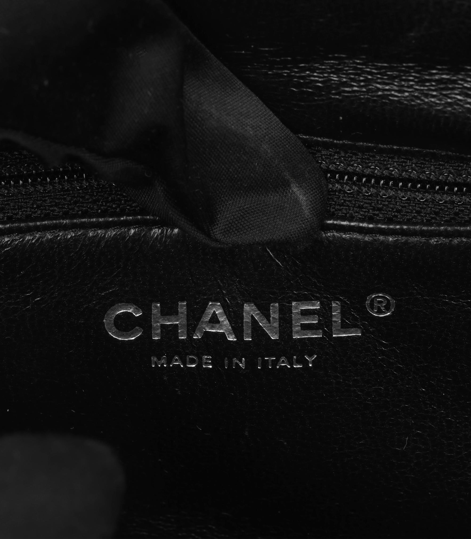 Chanel Black Quilted Lambskin Timeless Clutch For Sale 5