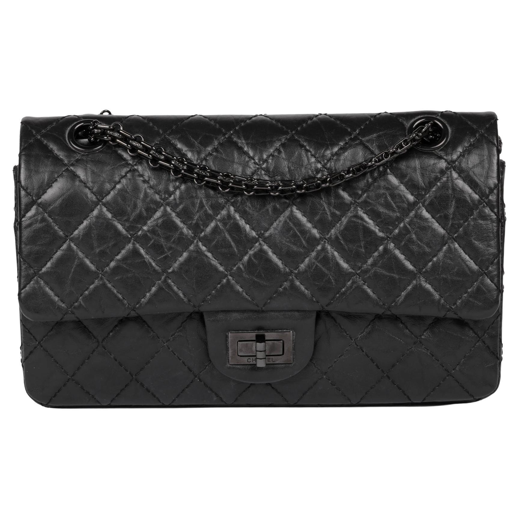 Chanel Lambskin Black Quilted Shoulder Bag 0 Series #3752
