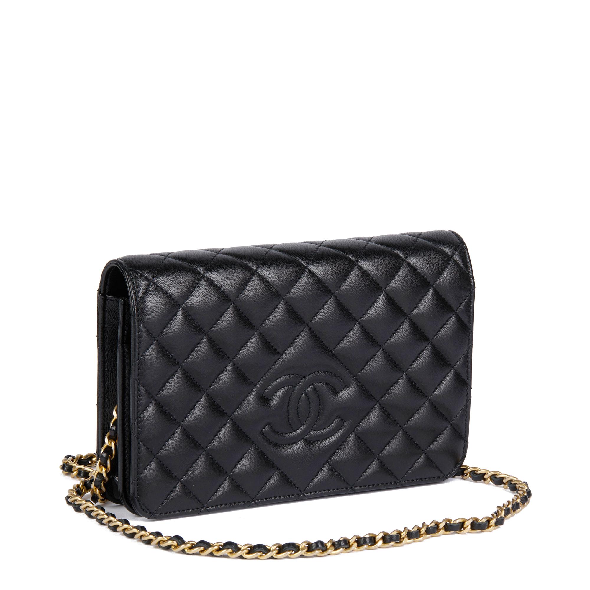 CHANEL
Black Quilted Lambskin Timeless Wallet-on-Chain WOC

Xupes Reference: HB4799
Serial Number: 19494847
Age (Circa): 2014
Accompanied By: Chanel Dust Bag, Box, Authenticity Card, Care Booklet, Protective Felt
Authenticity Details: Authenticity