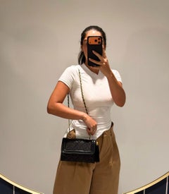 Chanel Black Quilted Lambskin Vintage Fringe Mini Timeless Single Flap Bag