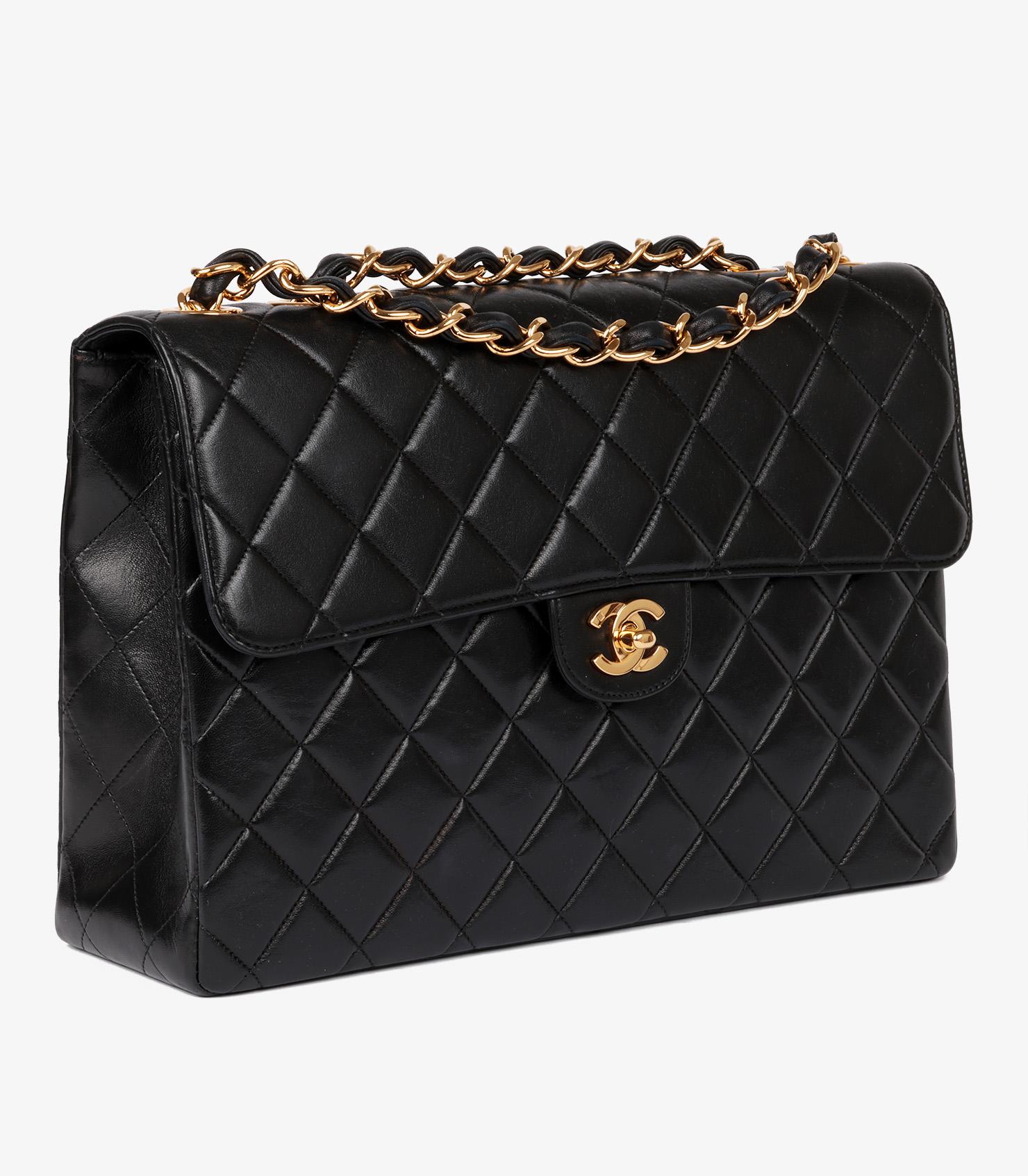 Chanel Black Quilted Lambskin Vintage Jumbo Classic Single Flap Bag

Product Details
Xupes Ref: HB5630
Brand: Chanel
Model: Jumbo Classic Single Flap Bag
Type: Shoulder
Serial Number: 5952094
Age: 1999
RRP: £9,540
Accompanied By: Chanel Dust Bag,