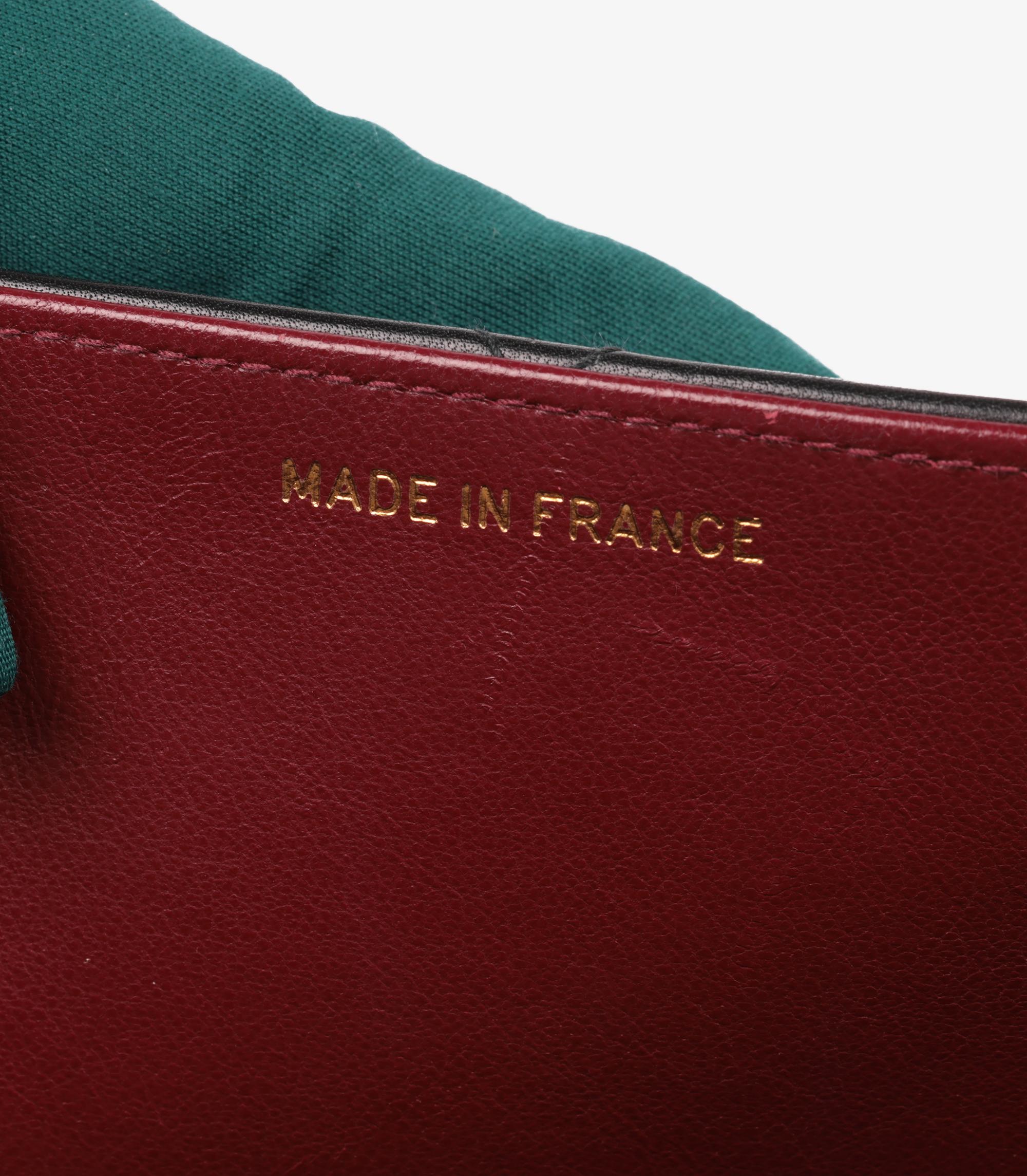 Chanel - Sac à main classique en cuir d'agneau matelassé Vintage Maxi Jumbo XL à simple rabat en vente 4