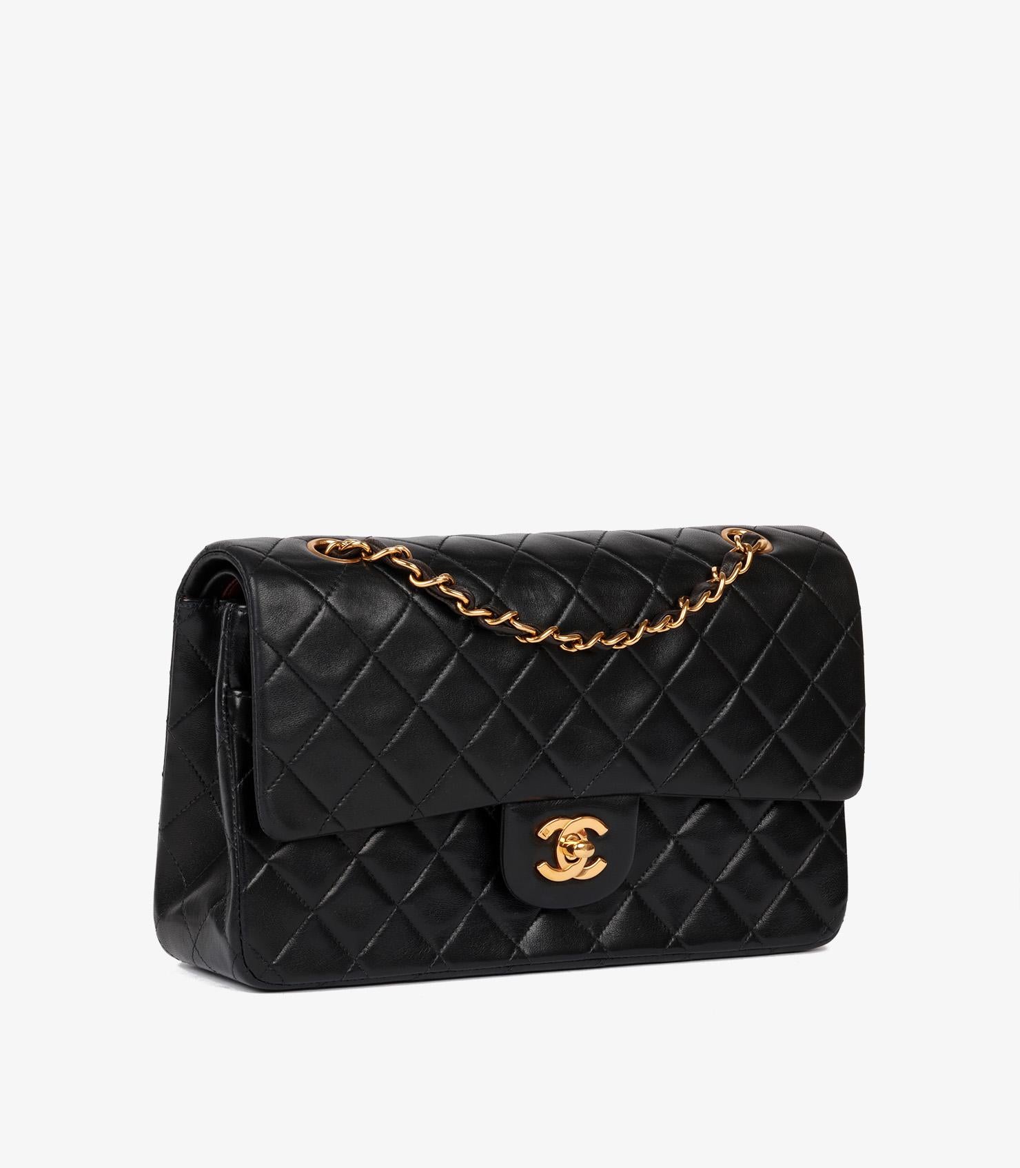 Chanel Black Quilted Lambskin Vintage Medium Classic Double Flap Bag

Brand- Chanel
Model- Medium Classic Double Flap Bag
Product Type- Shoulder
Serial Number- 39*****
Age- Circa 1994
Accompanied By- Chanel Dust Bag, Authenticity Card, Care