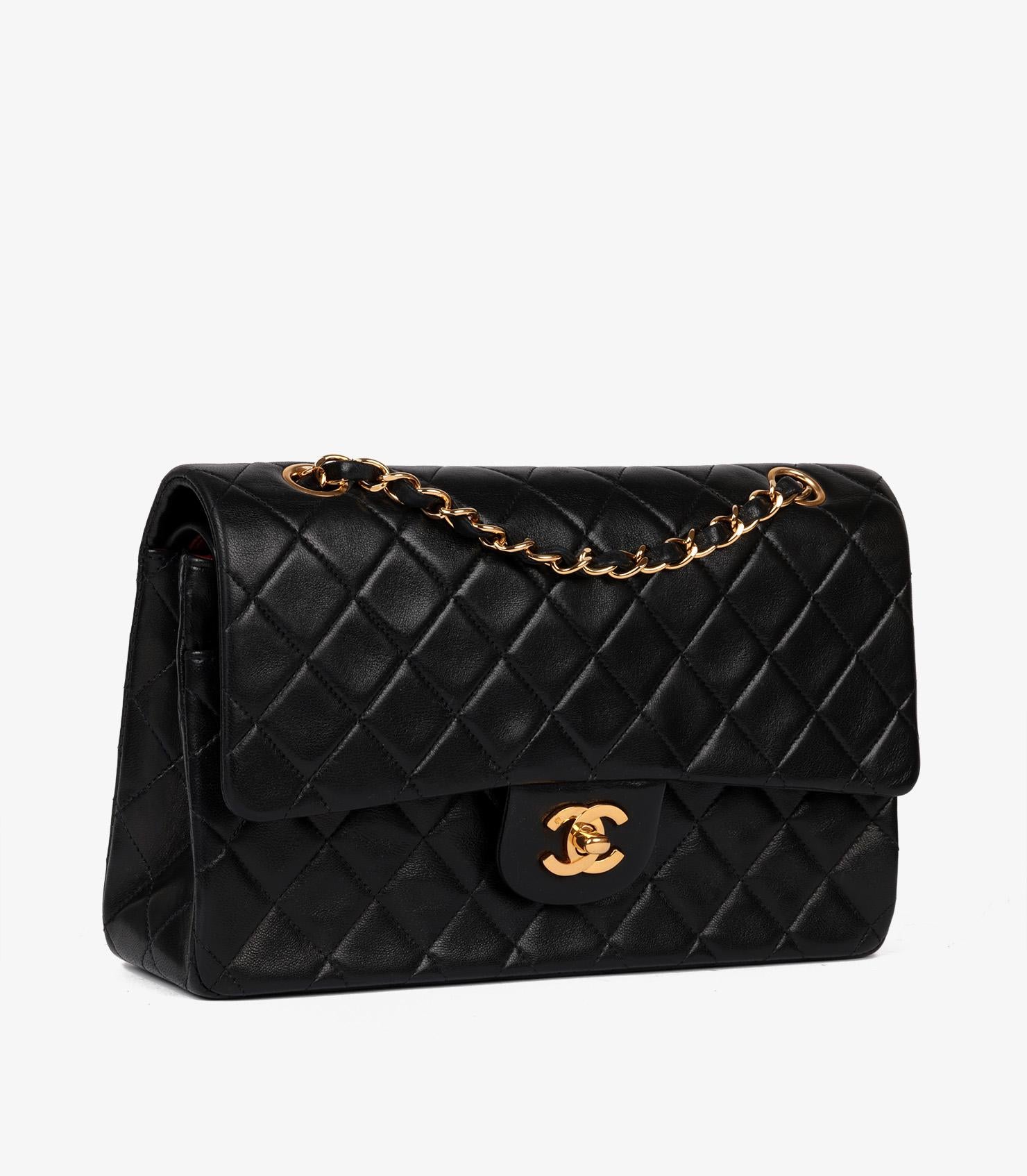 Chanel Black Quilted Lambskin Vintage Medium Classic Double Flap Bag

Brand- Chanel
Model- Medium Classic Double Flap Bag
Product Type- Shoulder
Serial Number- 22*****
Age- Circa 1991
Accompanied By- Chanel Dust Bag, Authenticity Card
Colour-