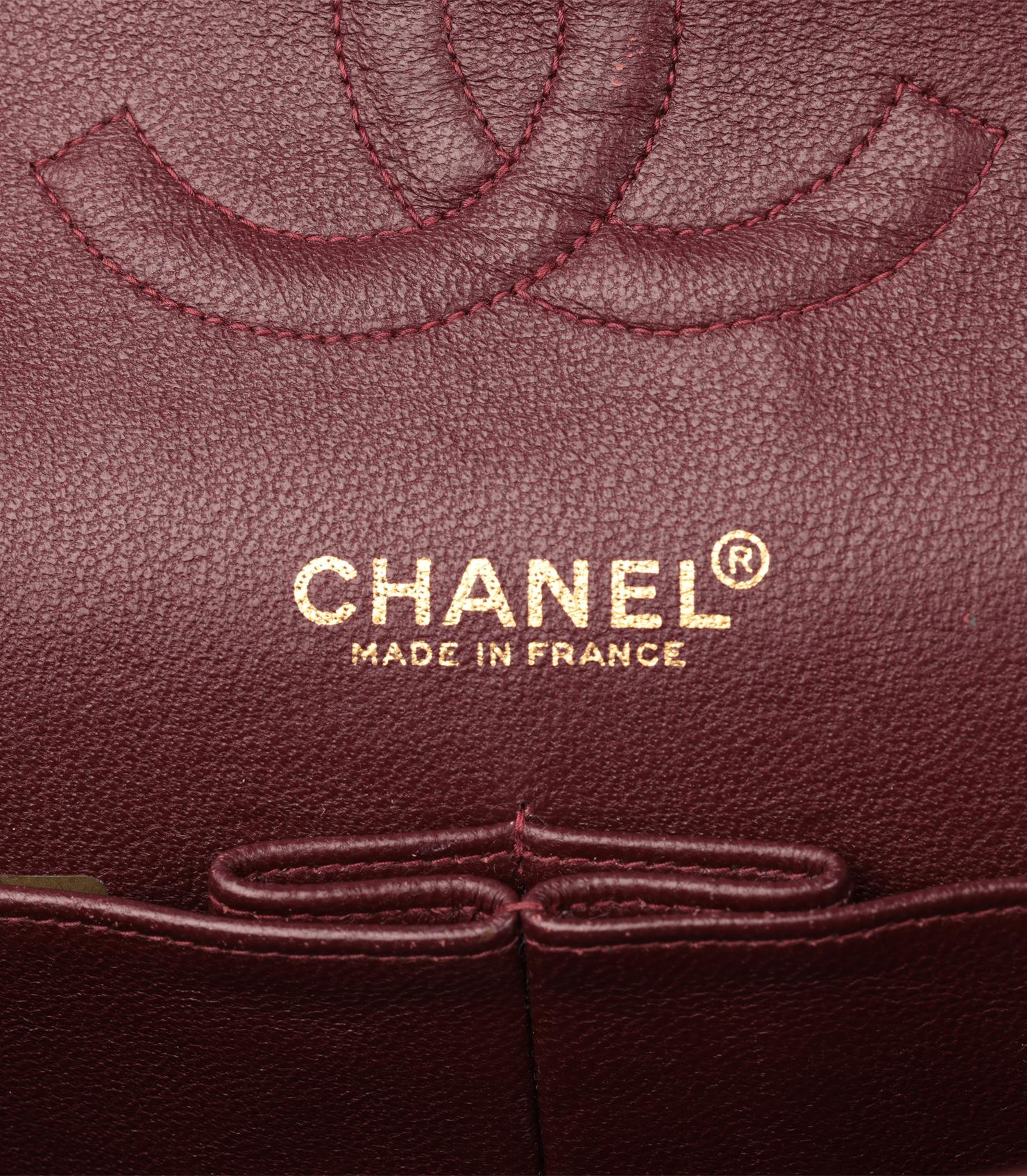 Chanel Black Quilted Lambskin Vintage Medium Classic Double Flap Bag im Angebot 4