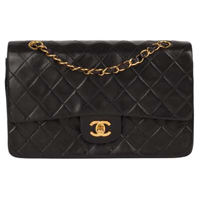 1987 Chanel Black Ostrich Leather Vintage Mini Flap Bag at 1stDibs ...