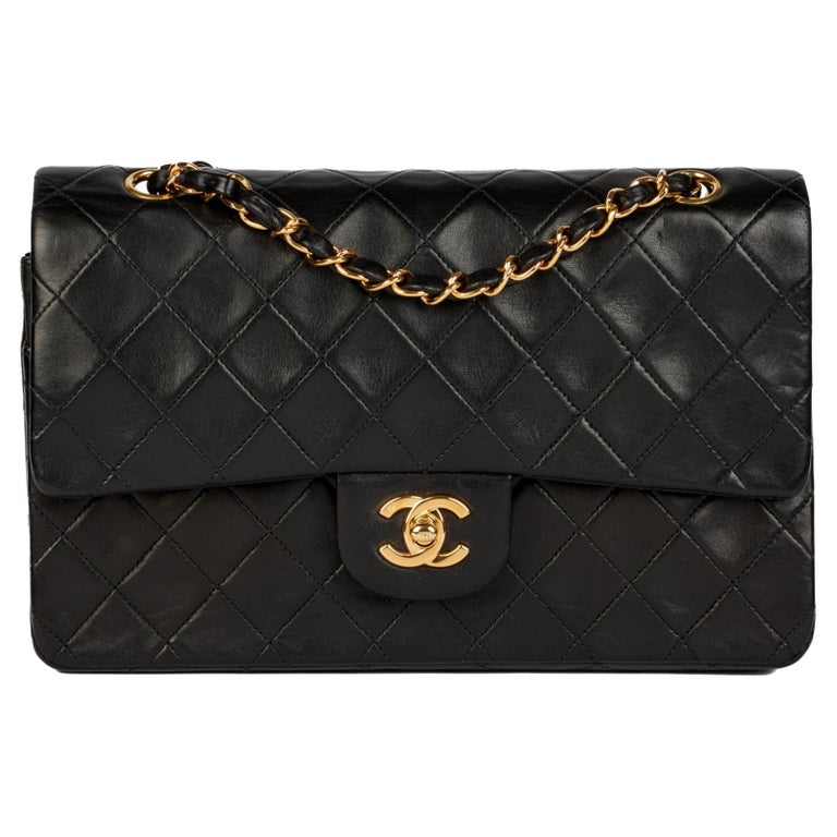 Chanel Black Lambskin Small Classic Double Flap Bag SHW – Boutique Patina