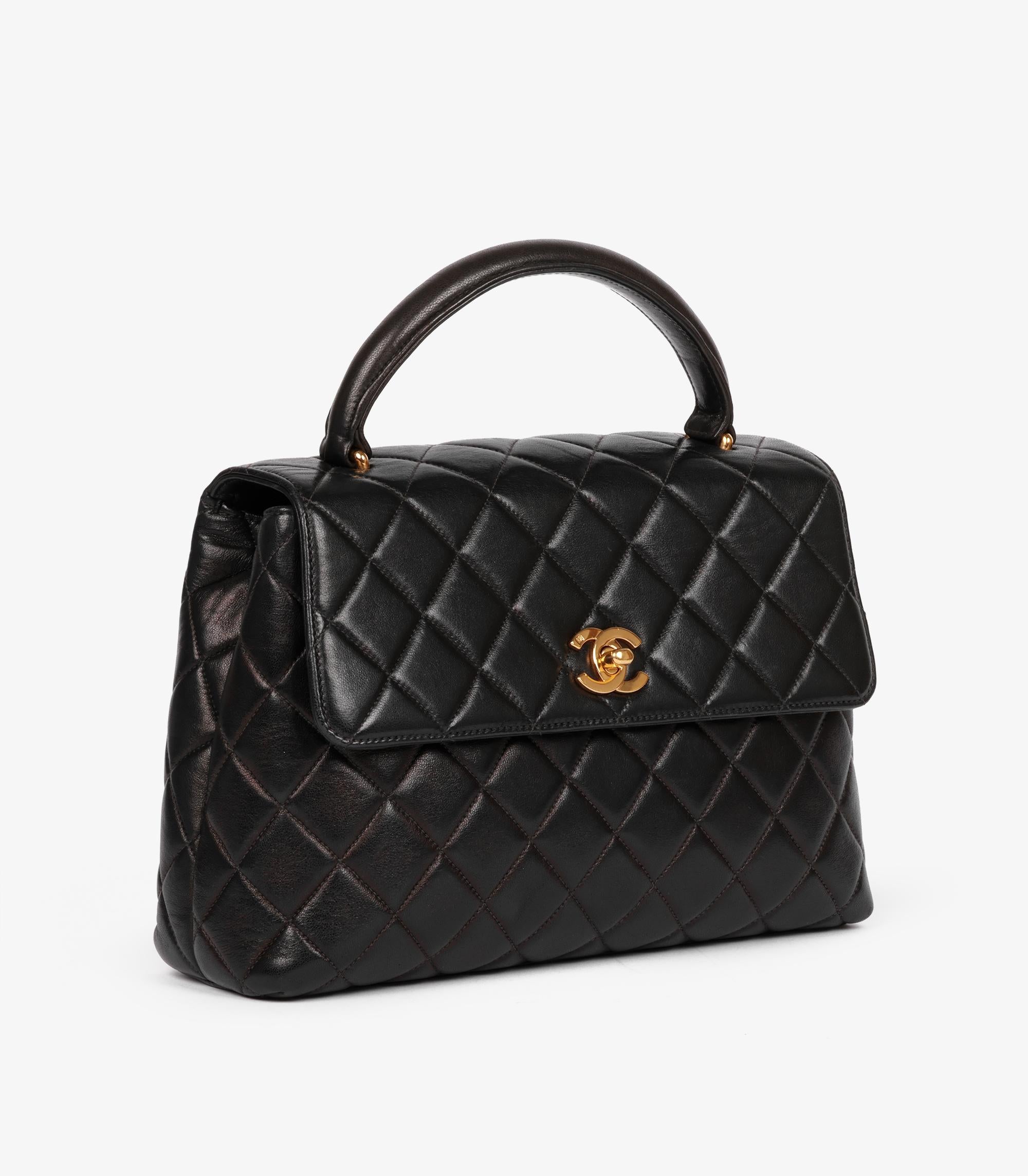 Chanel Black Quilted Lambskin Vintage Medium Classic Kelly

Product Details
Xupes Ref: HB5863
Brand: Chanel
Model: Medium Classic Kelly
Type: Top Handle
Serial Number: 4371886
Age: 1996
Accompanied By: Chanel Dust Bag, Authenticity Card
Colour:
