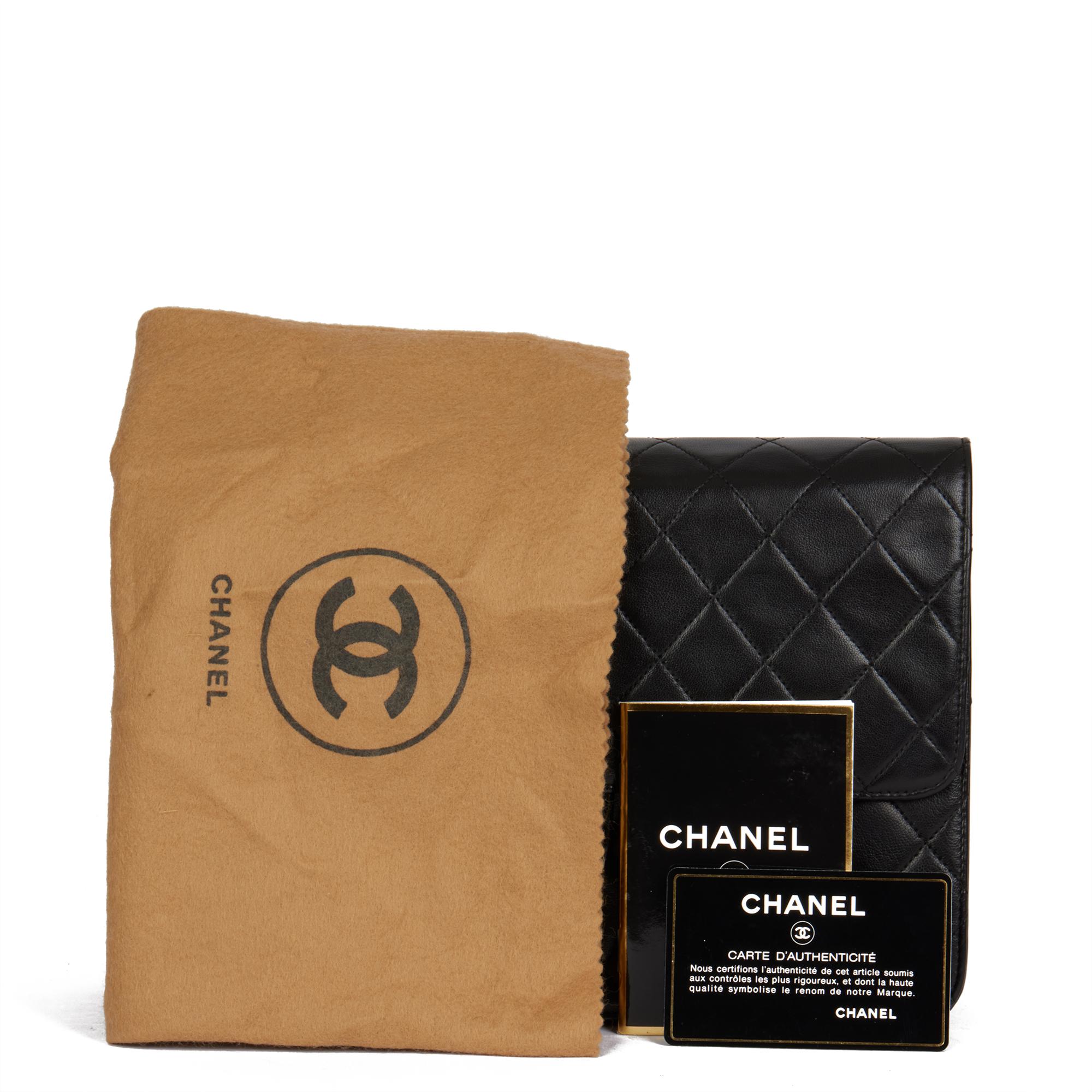 CHANEL Black Quilted Lambskin Vintage Medium Classic Single Flap Bag 7