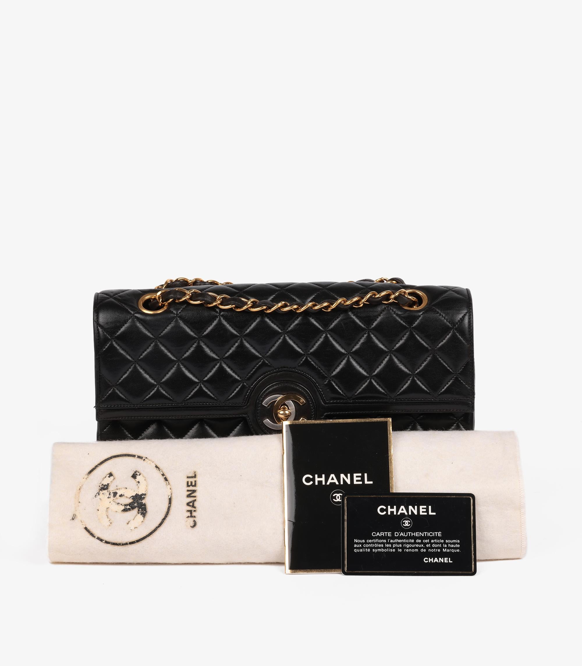 Chanel Black Quilted Lambskin Vintage Paris-Limited Medium Classic Flap Bag 6