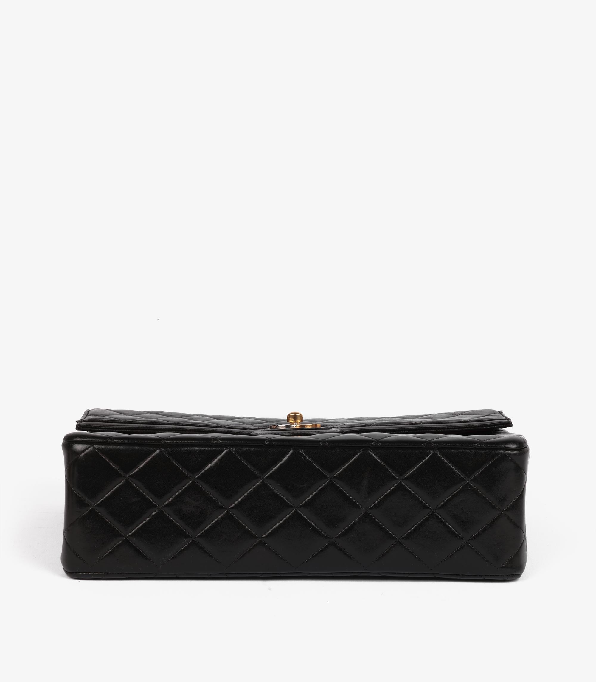 Chanel Black Quilted Lambskin Vintage Paris-Limited Medium Classic Flap Bag 2