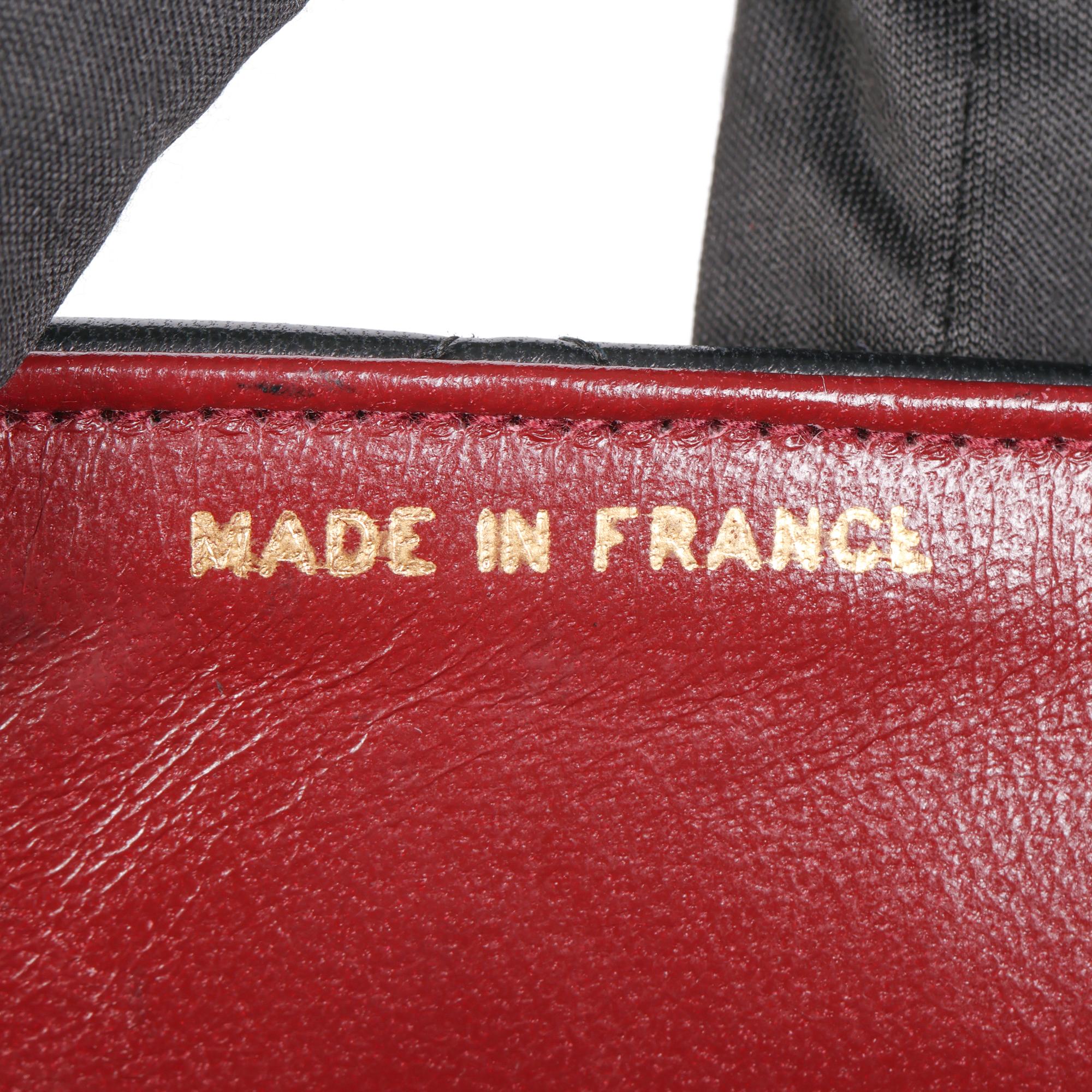 CHANEL Black Quilted Lambskin Vintage Rectangular Mini Flap Bag 7