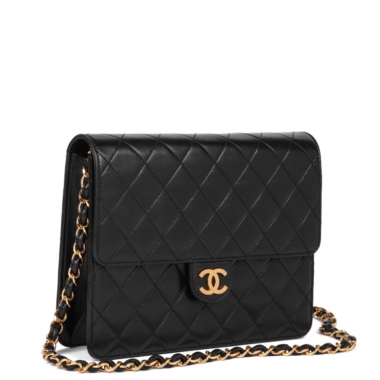 CHANEL
Black Quilted Lambskin Vintage Small Classic Single Flap Bag

Xupes Reference: HB5060
Serial Number: 5056113
Age (Circa): 1997
Accompanied By: Chanel Dust Bag, Box, Authenticity Card
Authenticity Details: Authenticity Card, Serial Sticker