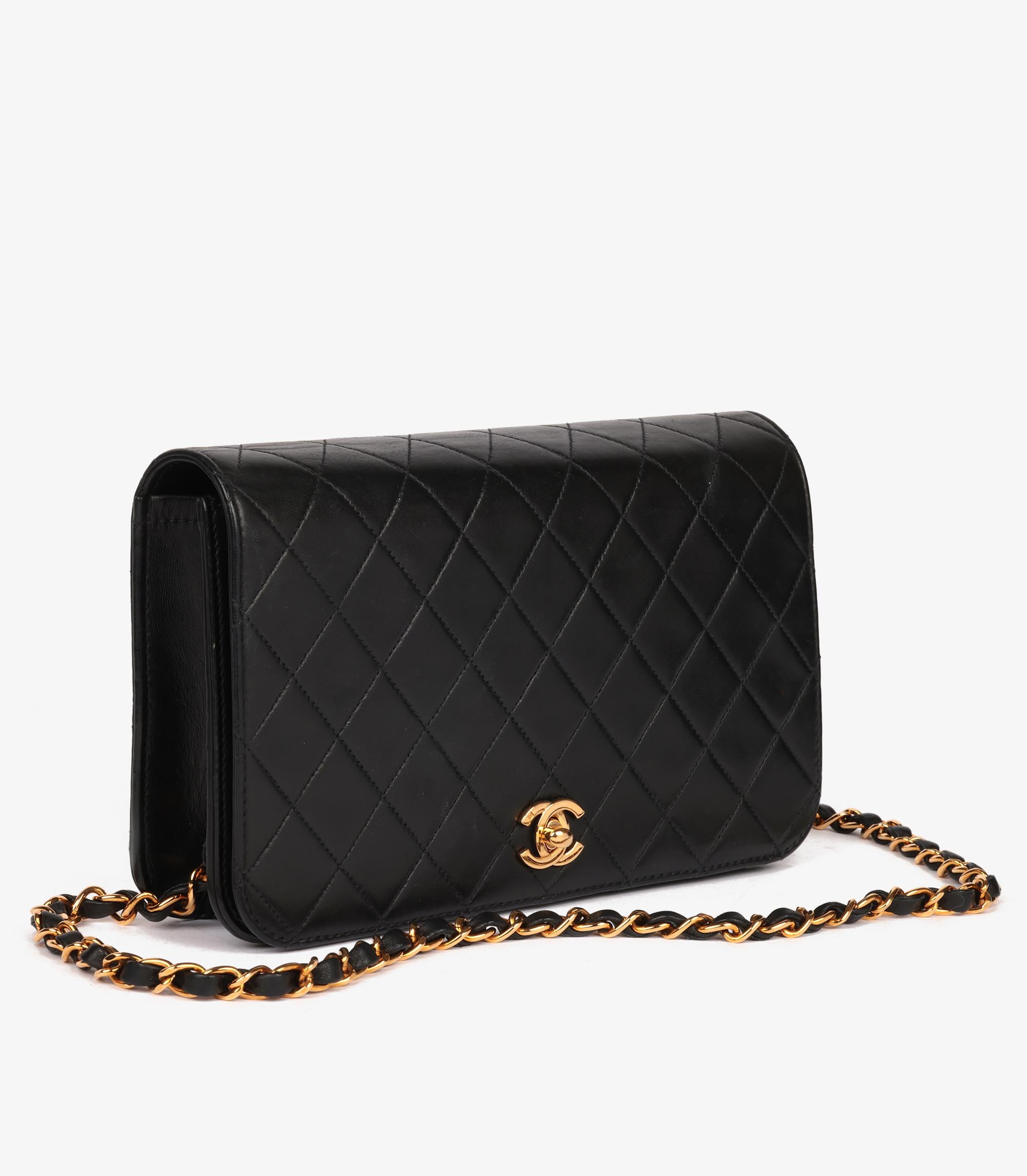 Chanel Black Quilted Lambskin Vintage Small Classic Single Full Flap Bag

Brand- Chanel
Model- Small Classic Single Full Flap Bag
Product Type- Shoulder
Serial Number- 8854371
Age- Circa 2003
Accompanied By- Chanel Dust Bag, Authenticity
