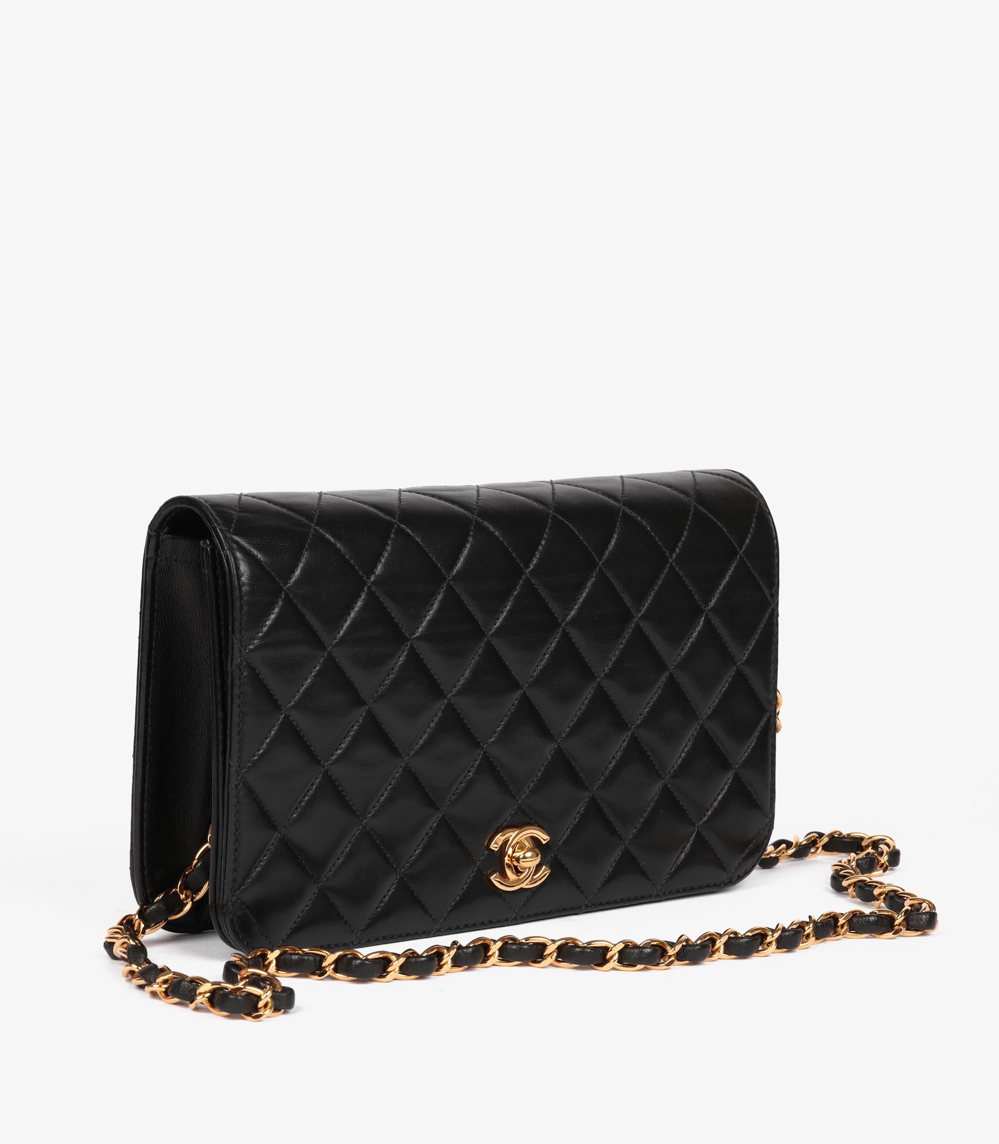 Chanel Black Quilted Lambskin Vintage Small Classic Single Full Flap Bag

Product Details
Xupes Ref: HB5807
Brand: Chanel
Model: Small Classic Single Full Flap Bag
Type: Shoulder, Crossbody
Serial Number: 6519711
Age: 2001
Accompanied By: Chanel